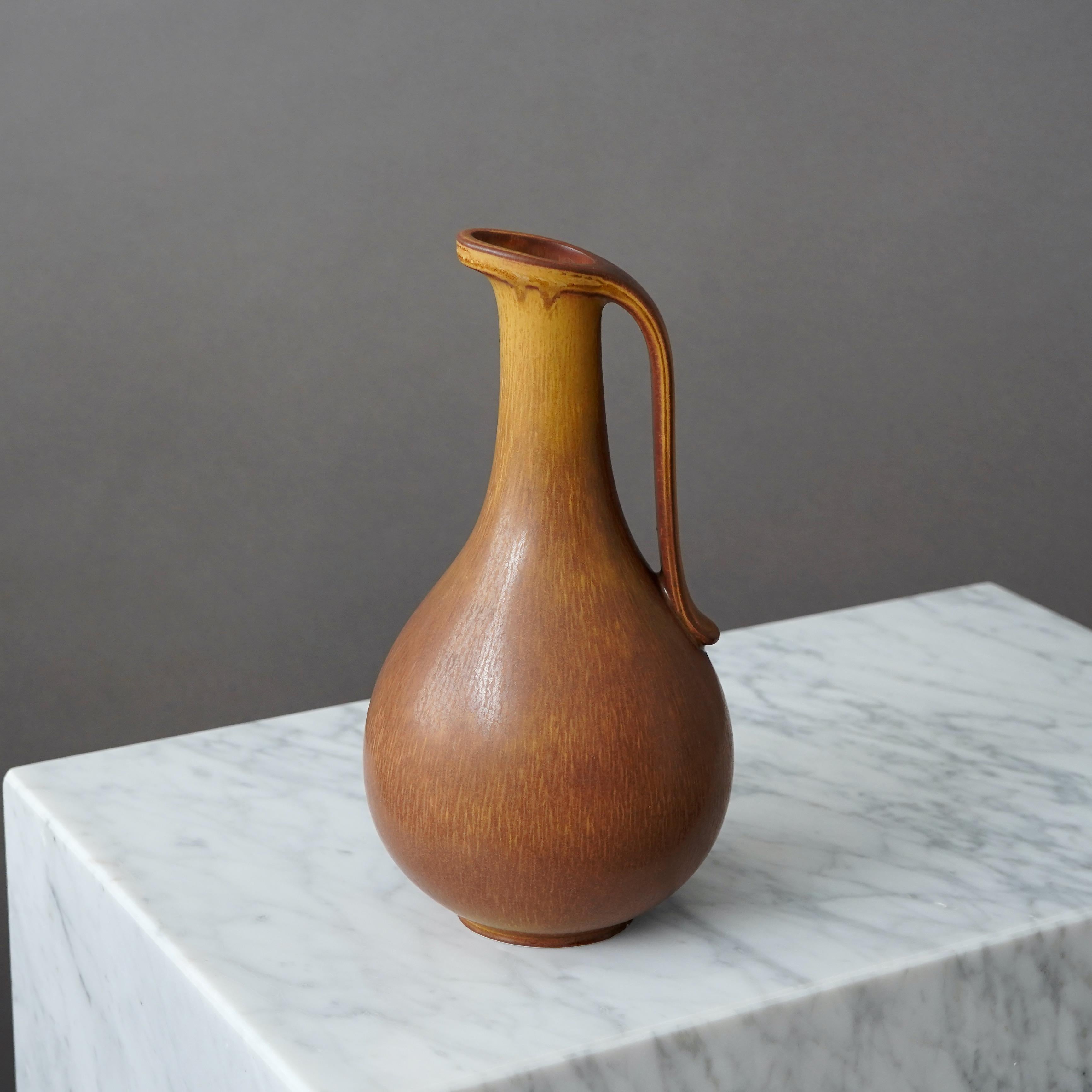 Scandinavo moderno Vaso in gres di Gunnar Nylund per Rorstrand, Svezia, anni '1950 in vendita