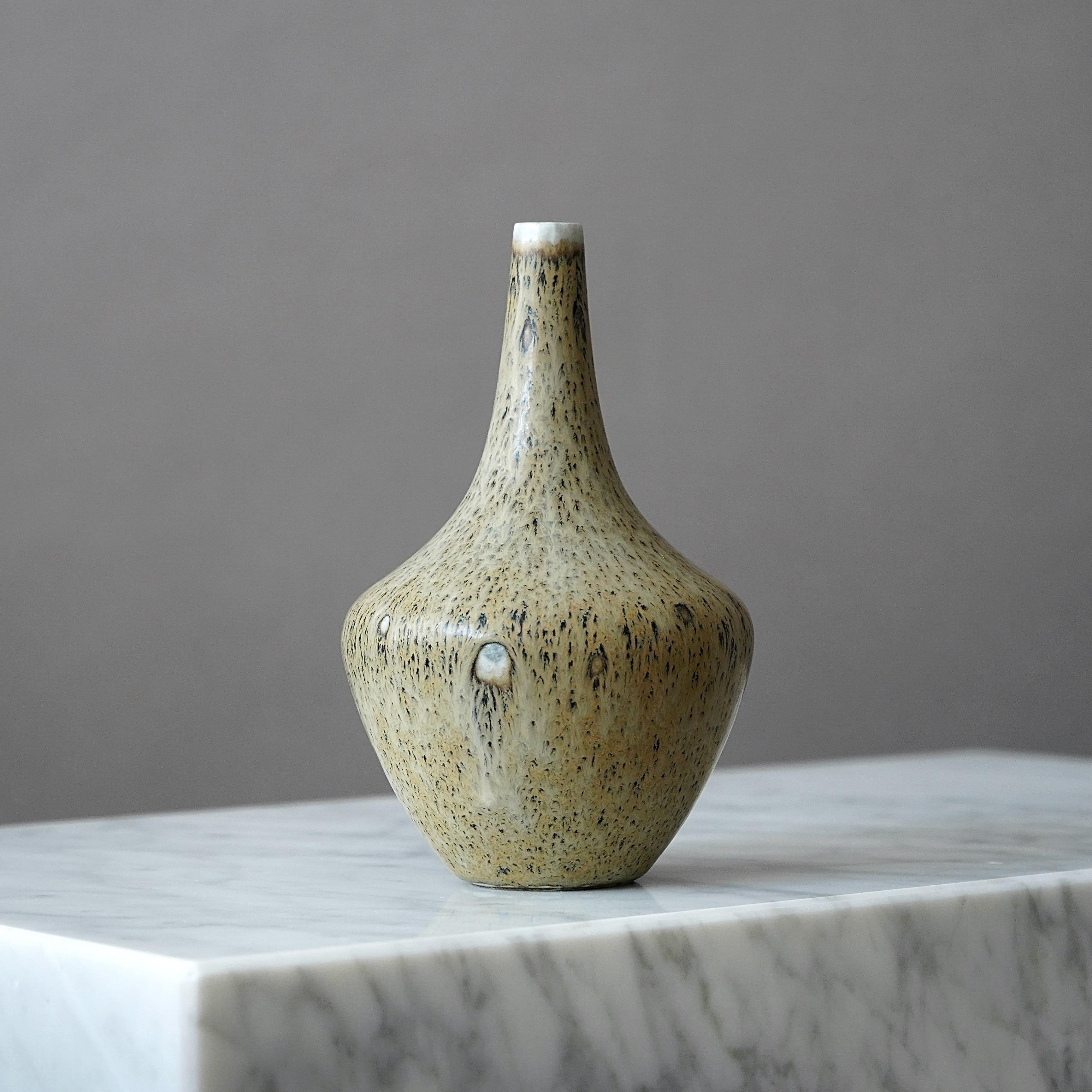 Swedish Stoneware Vase by Gunnar Nylund for Rorstrand, Sweden, 1950s For Sale