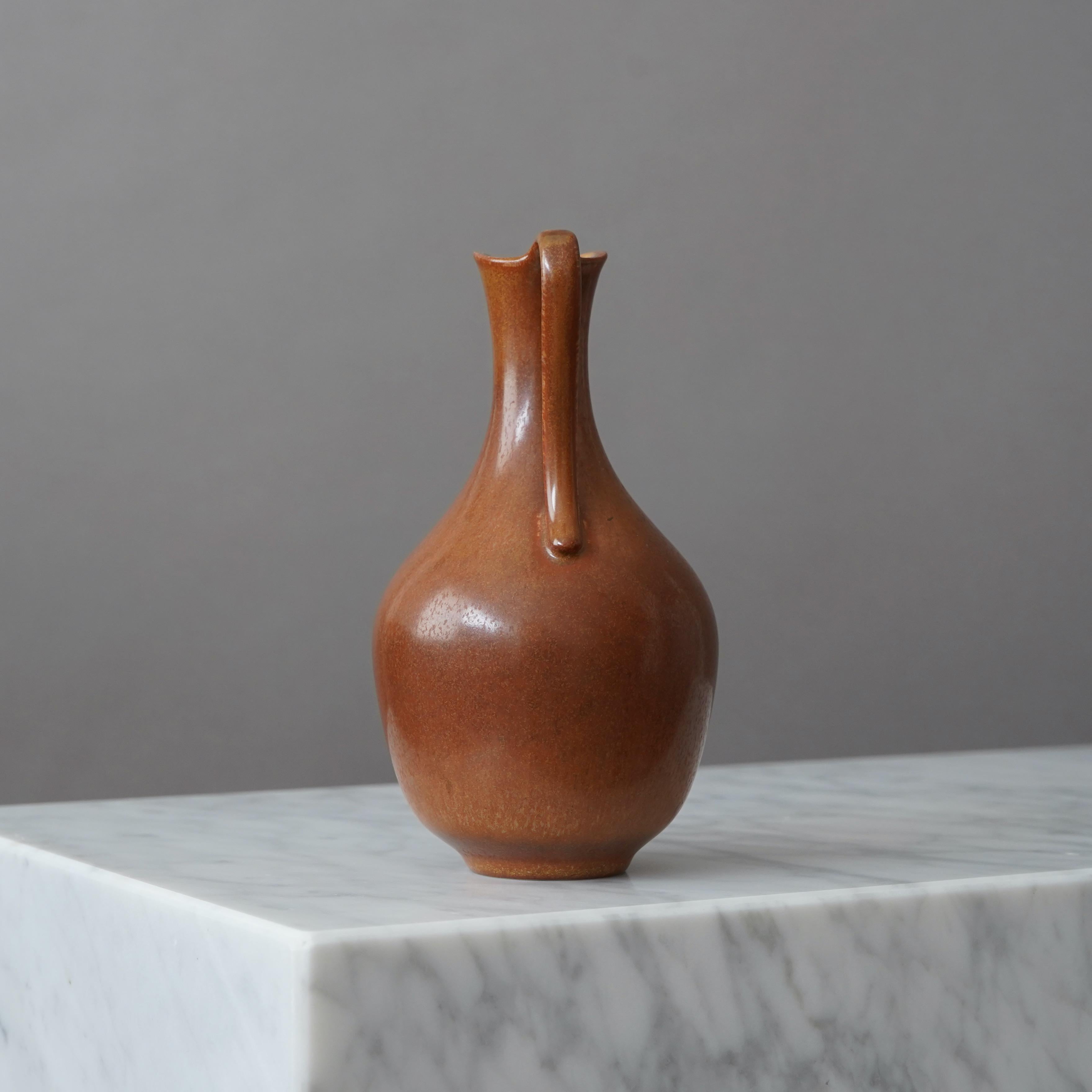 Svedese Vaso in gres di Gunnar Nylund per Rorstrand, Svezia, anni '1950 in vendita