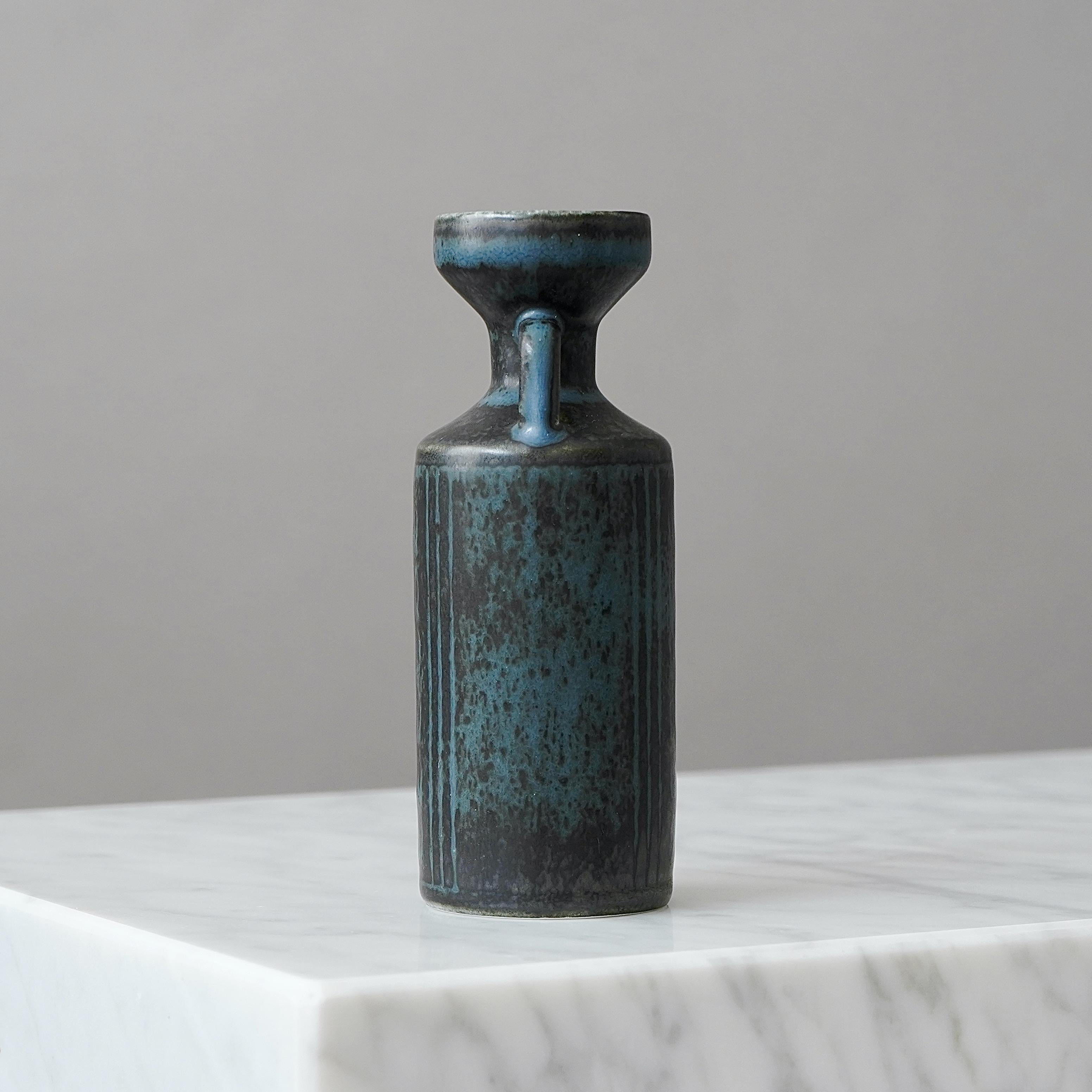 Svedese Vaso in gres di Gunnar Nylund per Rorstrand, Svezia, anni '50 in vendita