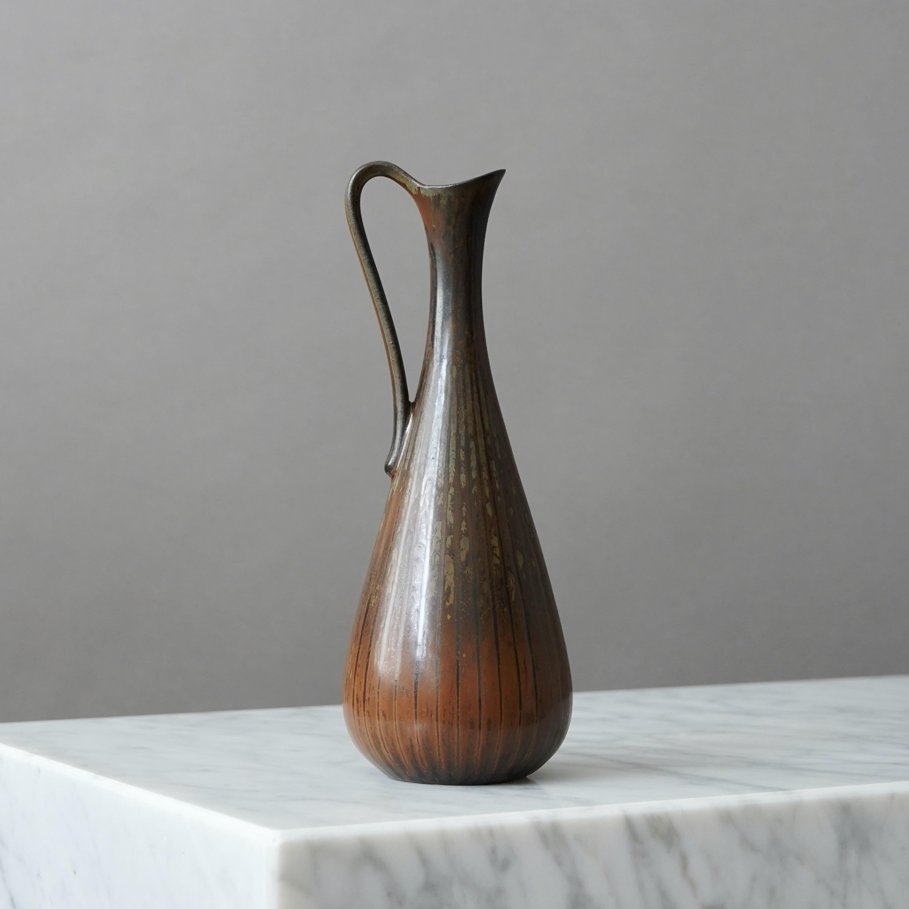Suédois Vase en grès par Gunnar Nylund pour Rorstrand, Suède, années 1950 en vente