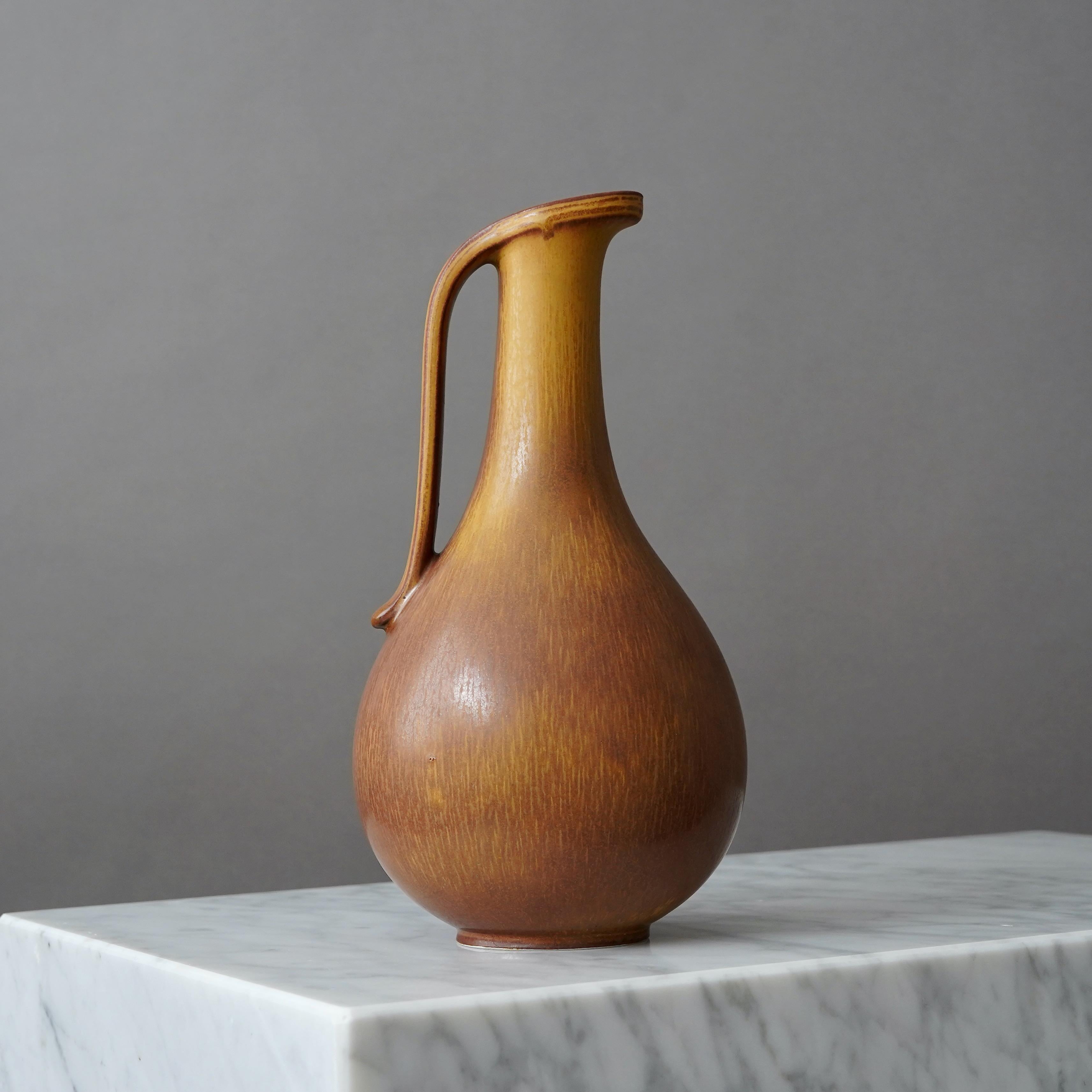 Svedese Vaso in gres di Gunnar Nylund per Rorstrand, Svezia, anni '1950 in vendita