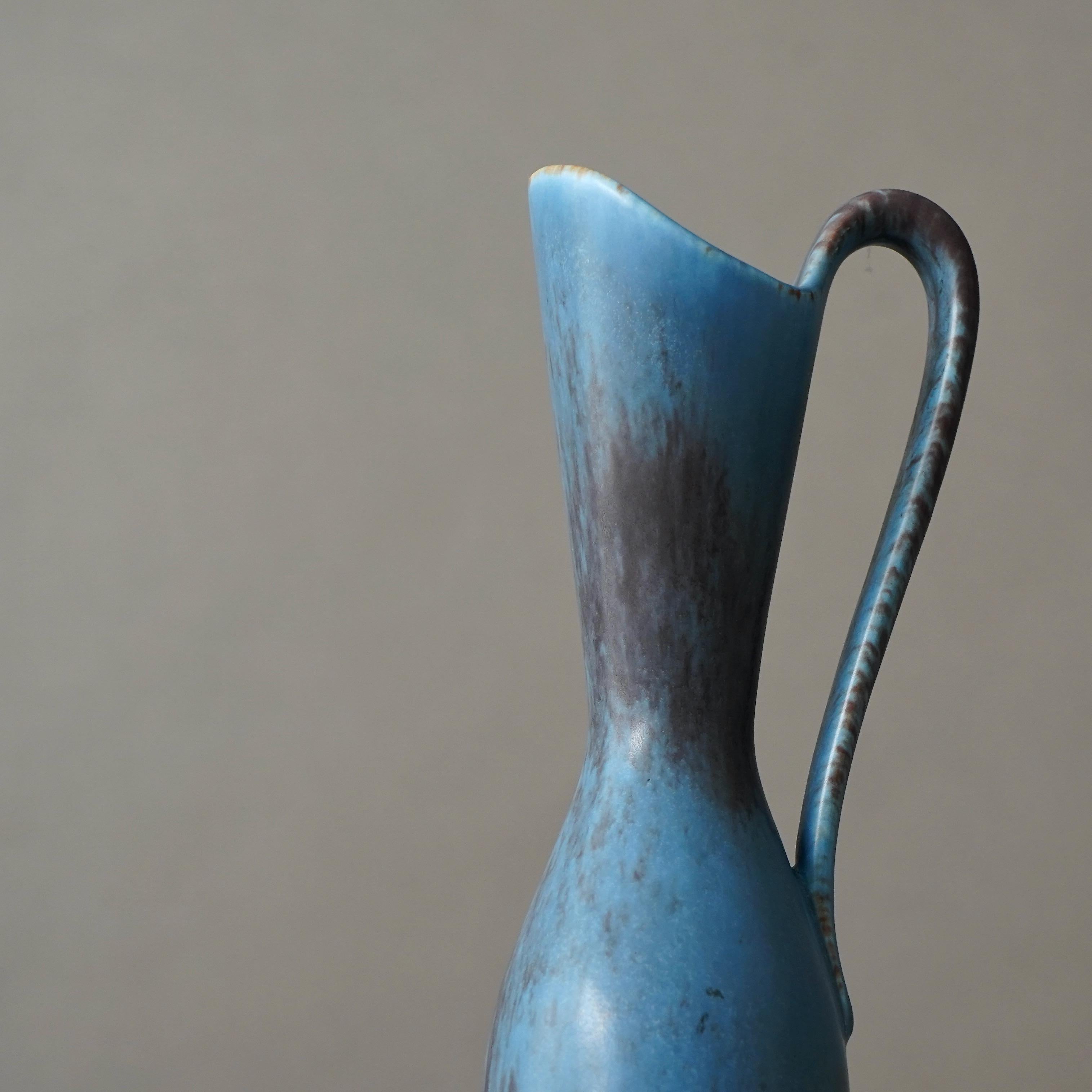 Svedese Vaso in gres di Gunnar Nylund per Rorstrand, Svezia, anni '50 in vendita