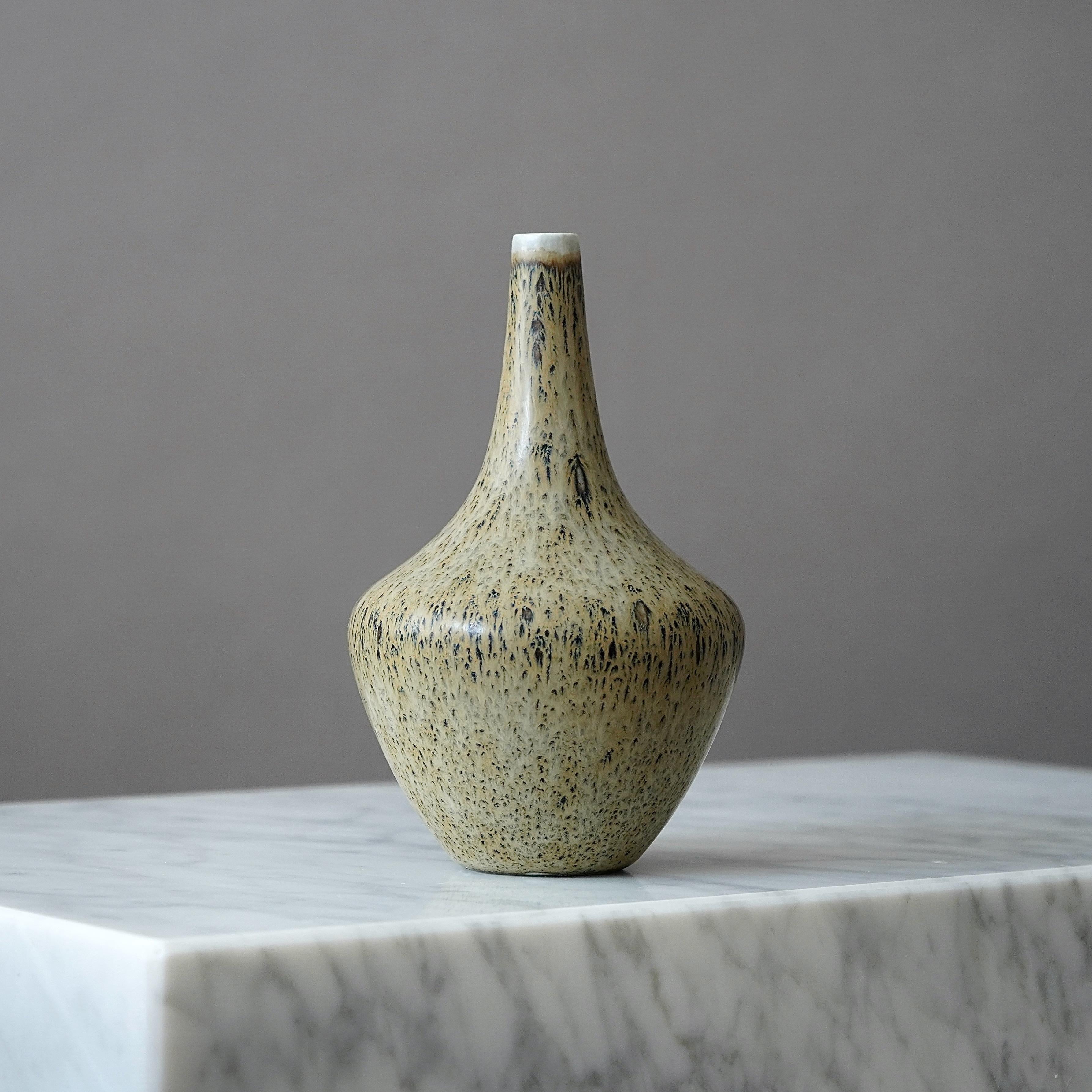 Stoneware Vase by Gunnar Nylund for Rorstrand, Sweden, 1950s In Good Condition For Sale In Malmö, SE