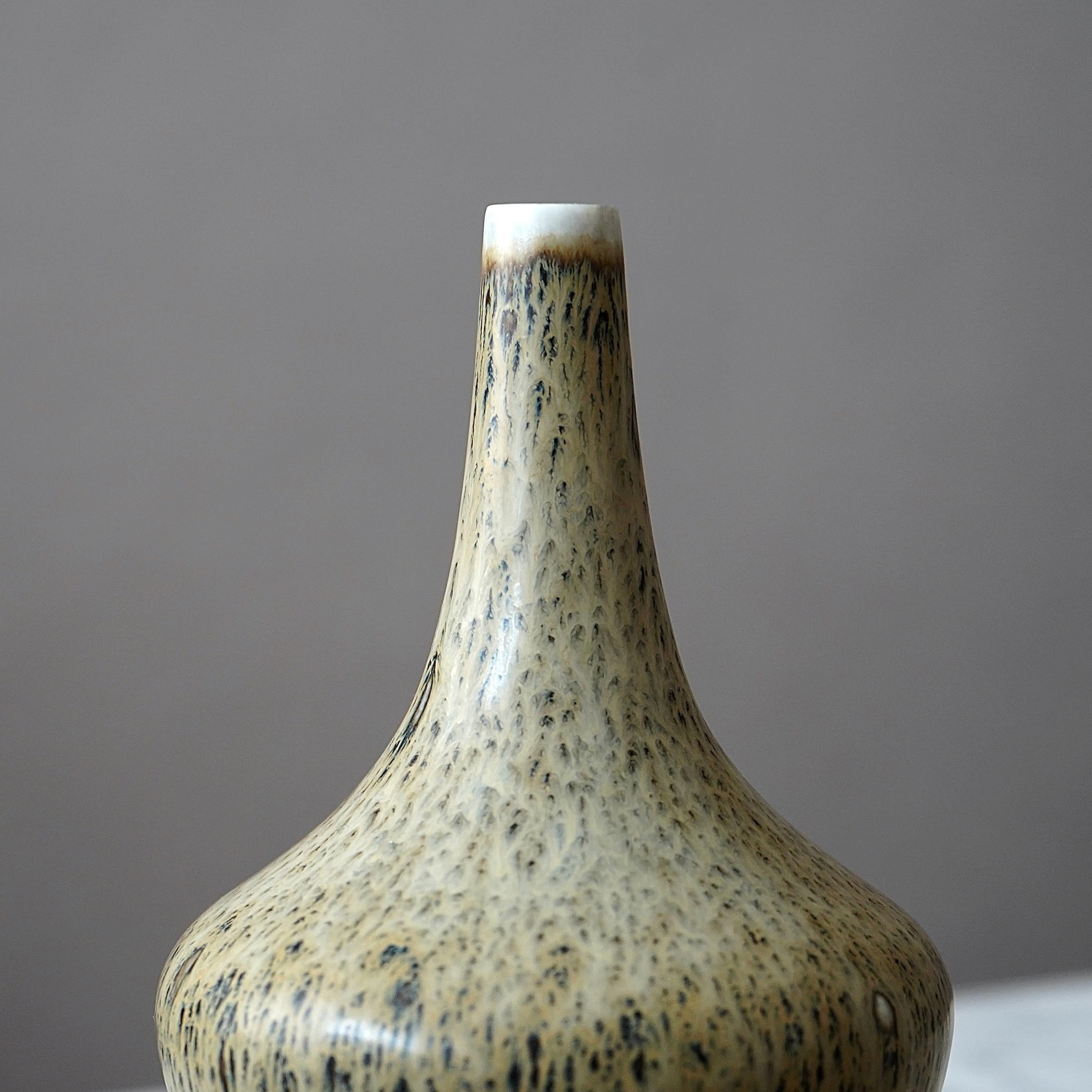 20ième siècle Vase en grès par Gunnar Nylund pour Rorstrand, Suède, années 1950 en vente