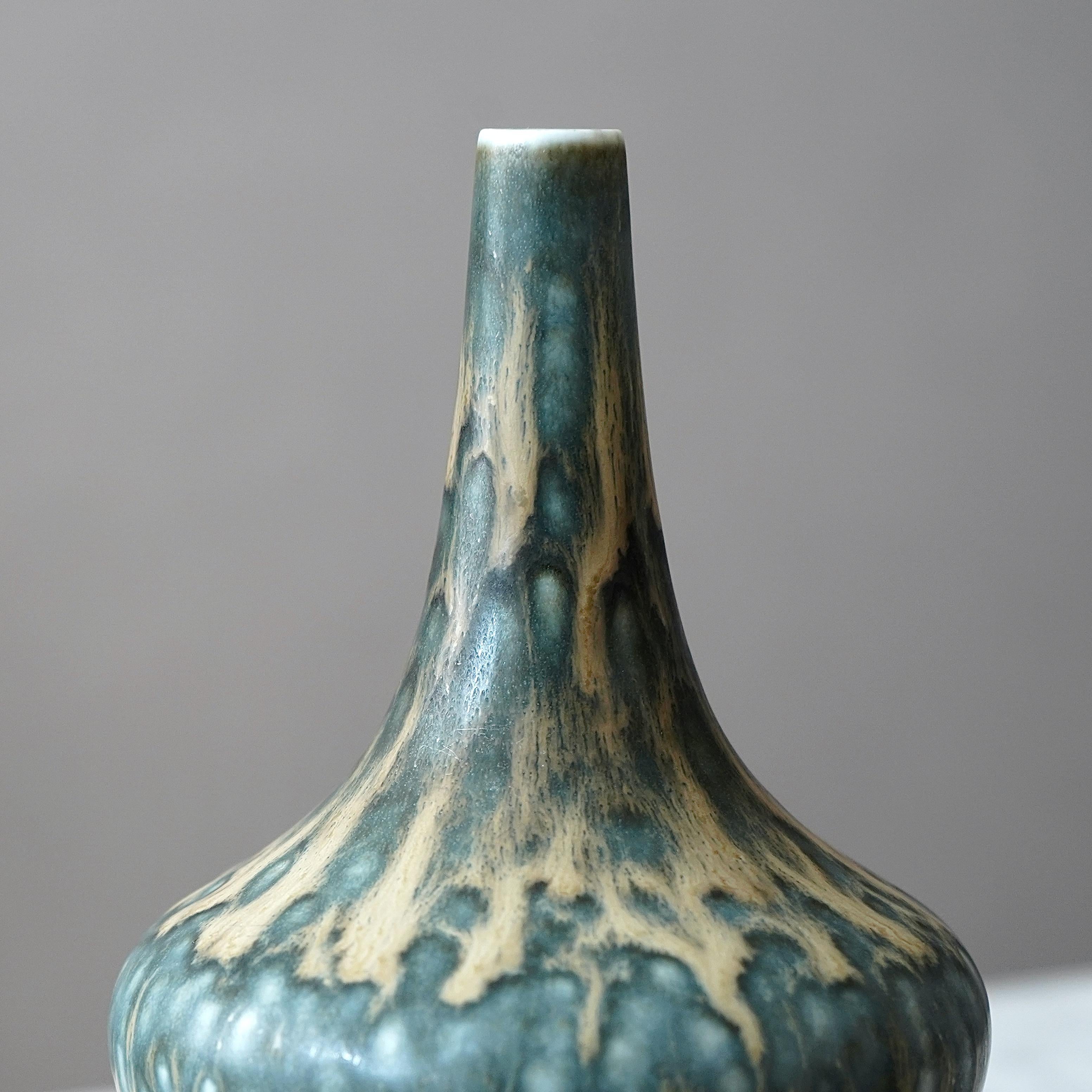 20th Century Stoneware Vase by Gunnar Nylund for Rorstrand, Sweden, 1950s For Sale