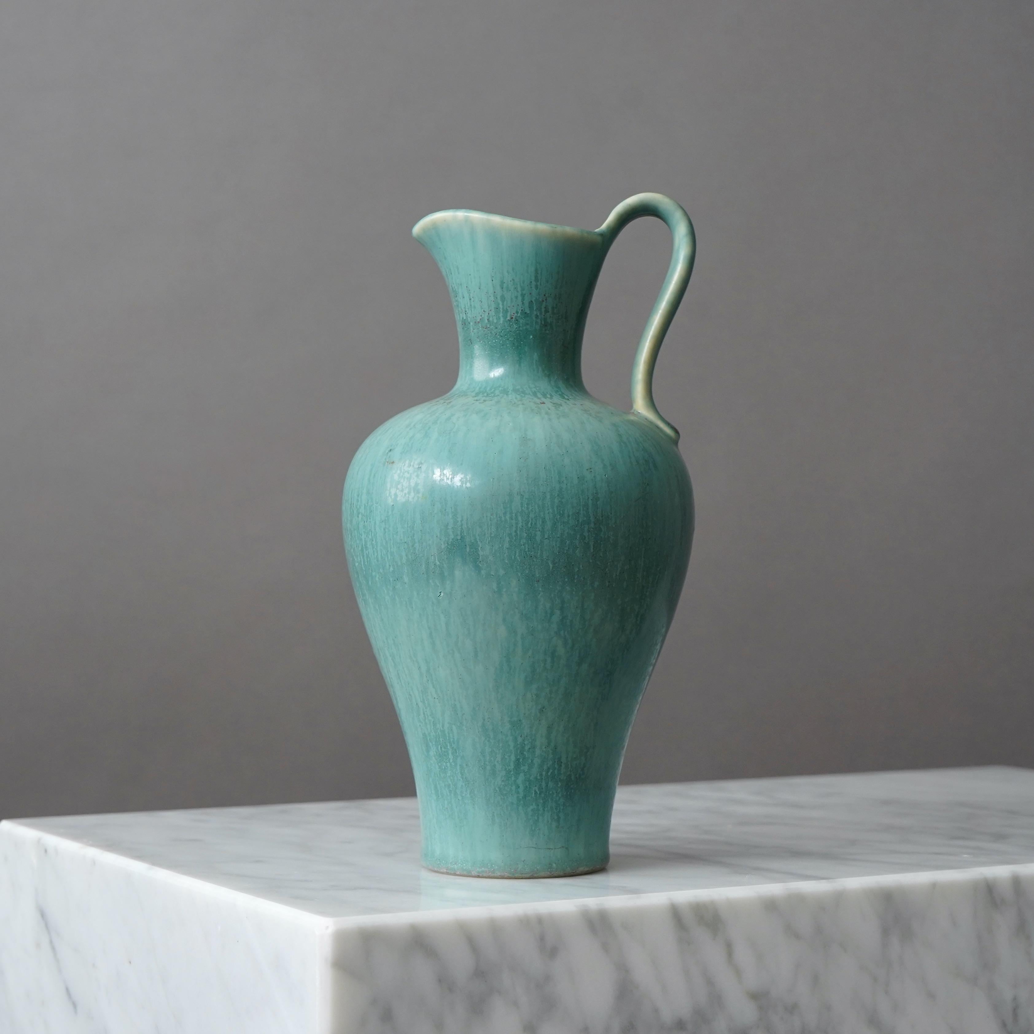XX secolo Vaso in gres di Gunnar Nylund per Rorstrand, Svezia, anni '50 in vendita