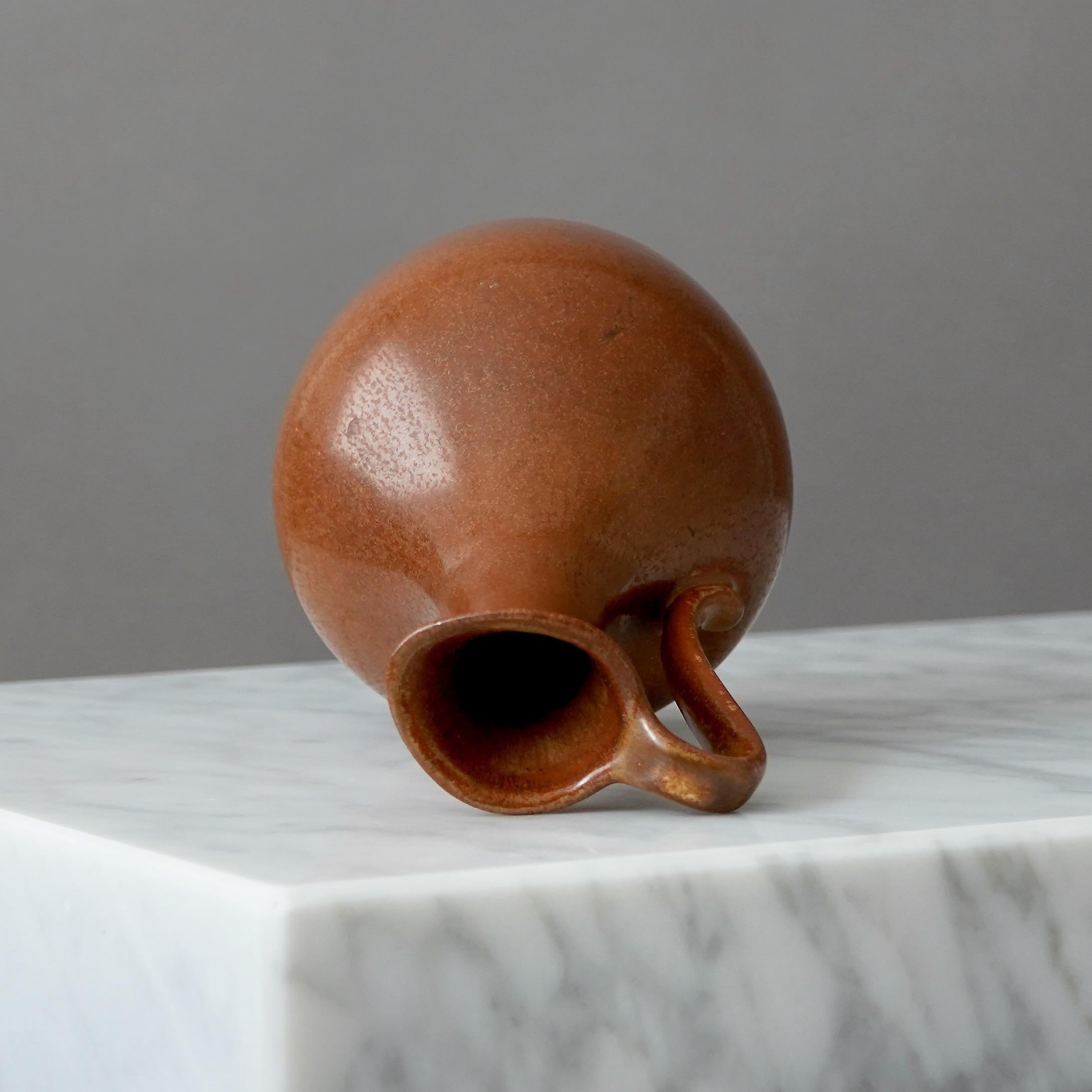 Ceramica Vaso in gres di Gunnar Nylund per Rorstrand, Svezia, anni '1950 in vendita