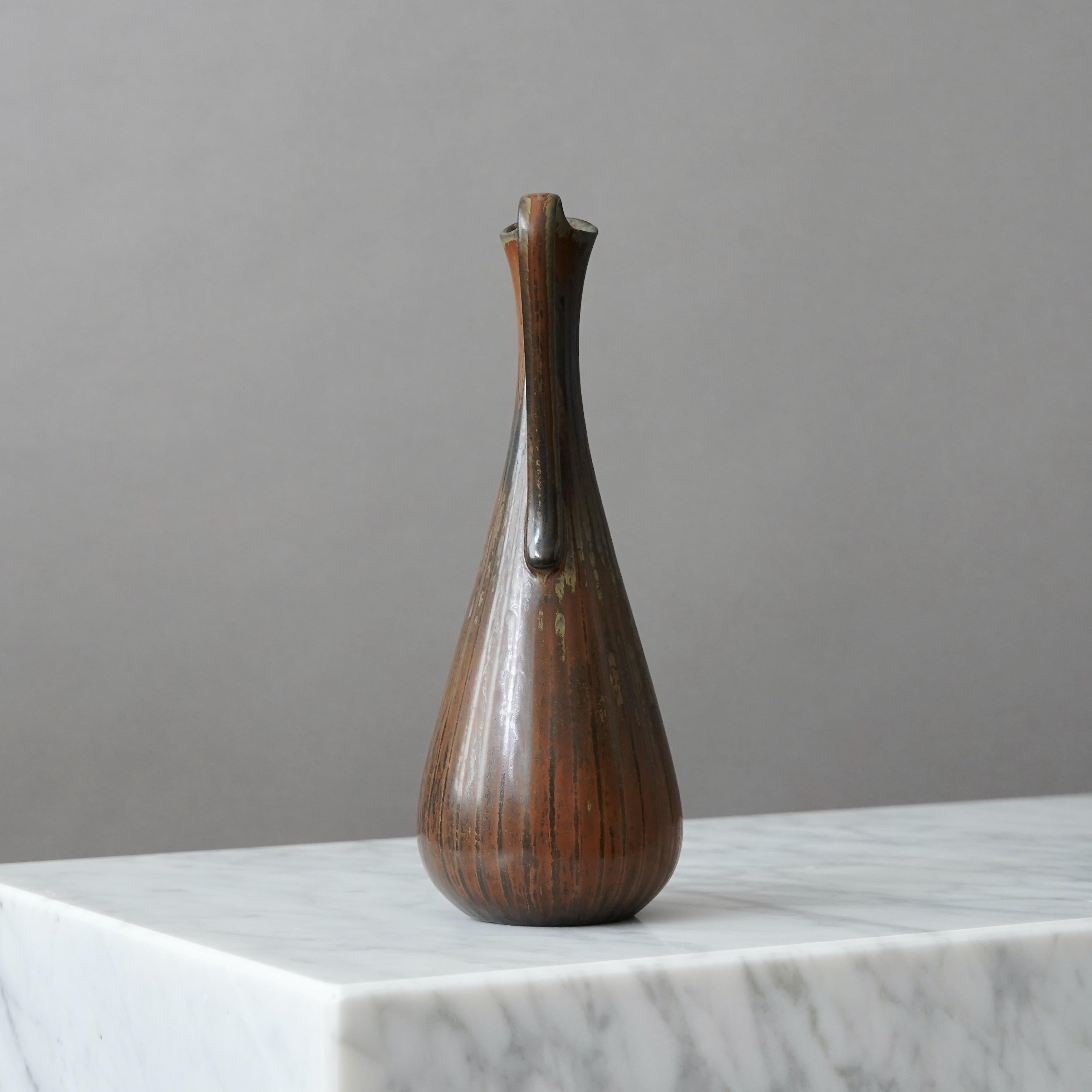 Céramique Vase en grès par Gunnar Nylund pour Rorstrand, Suède, années 1950 en vente