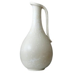 Große Vase aus weißem Steingut von Gunnar Nylund für Rorstrand, Schweden, 1950er Jahre