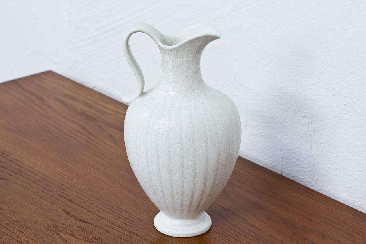Scandinavian Modern Stoneware Vase by Gunnar Nylund for Rörstrand, Sweden