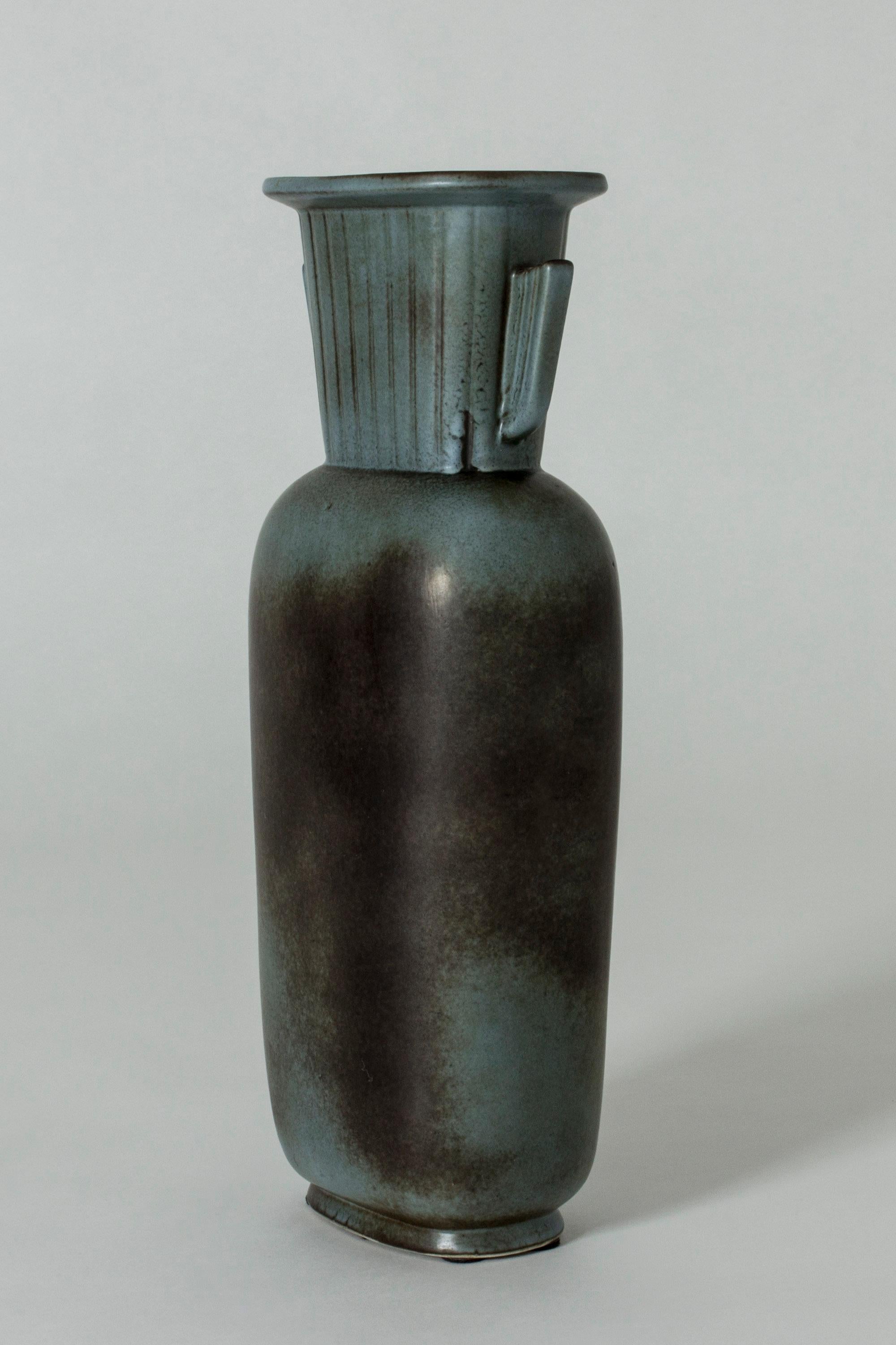 Stoneware Vase by Gunnar Nylund In Good Condition In Stockholm, SE