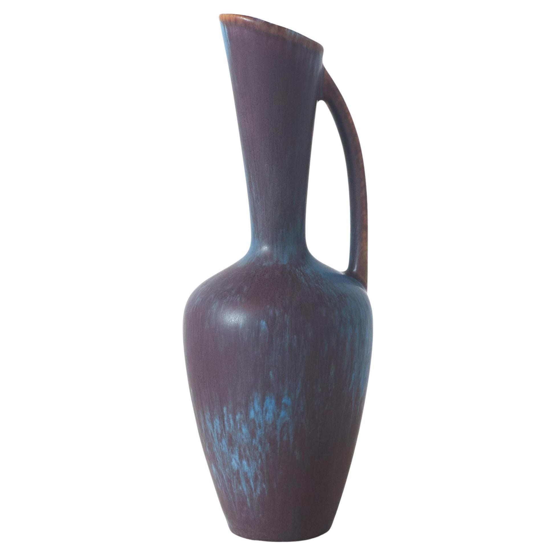 Vase aus Steingut von Gunnar Nylund