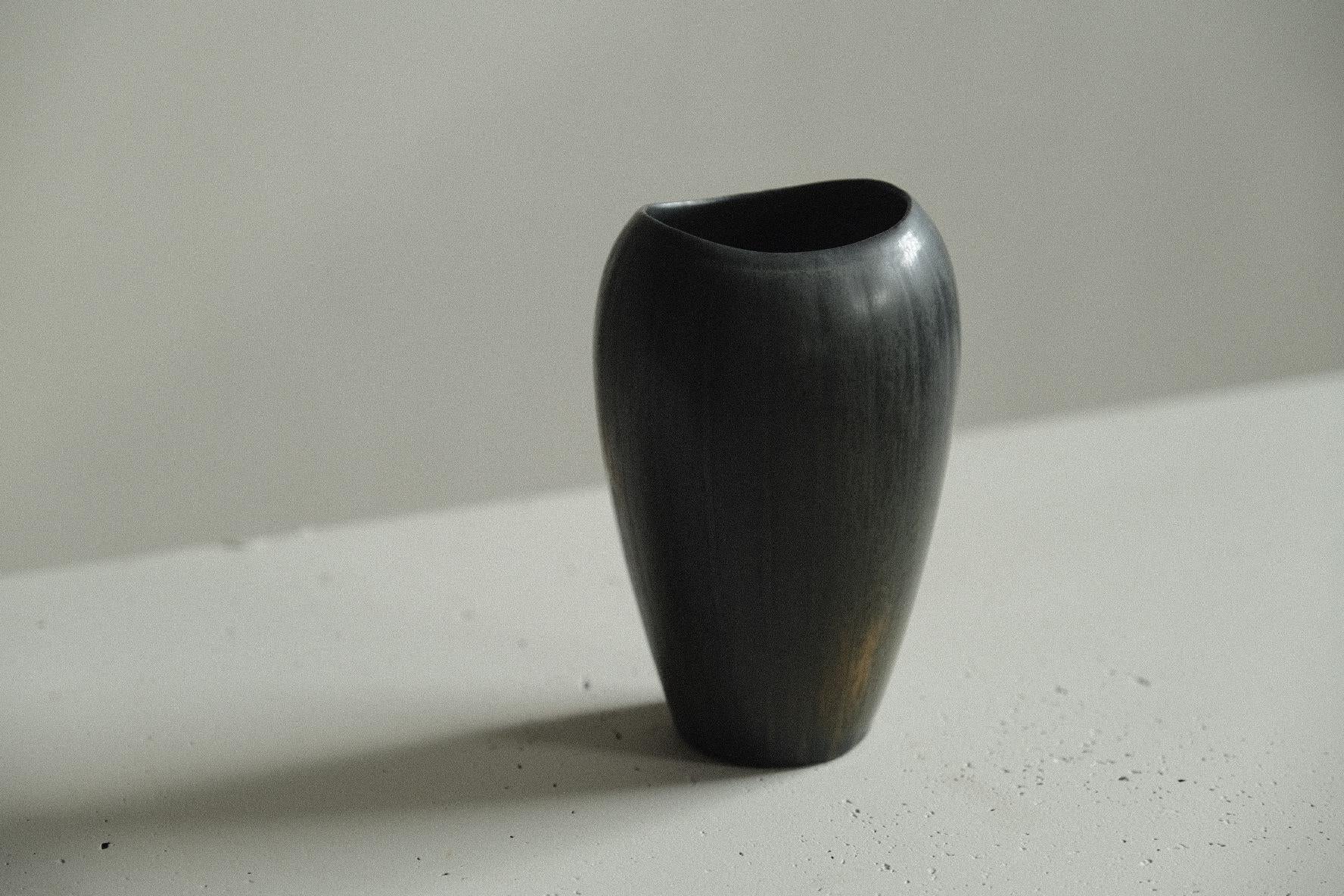 Stoneware Vase by Gunnar Nylund, Model AXZ for Rörstrand, Sweden 1950s In Good Condition For Sale In Hønefoss, 30