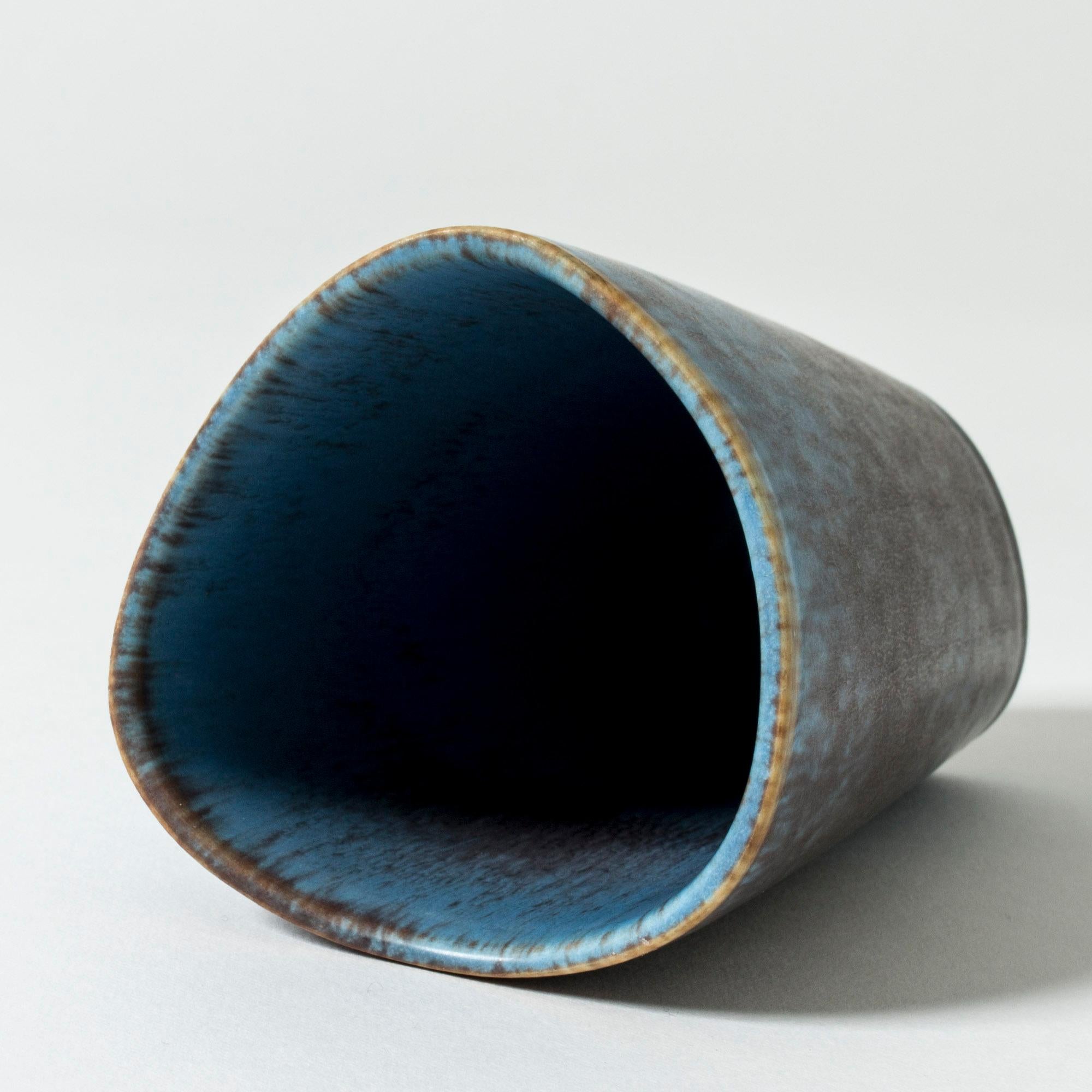 Svedese Vaso in gres di Gunnar Nylund, Rörstrand, Svezia, anni '40 in vendita