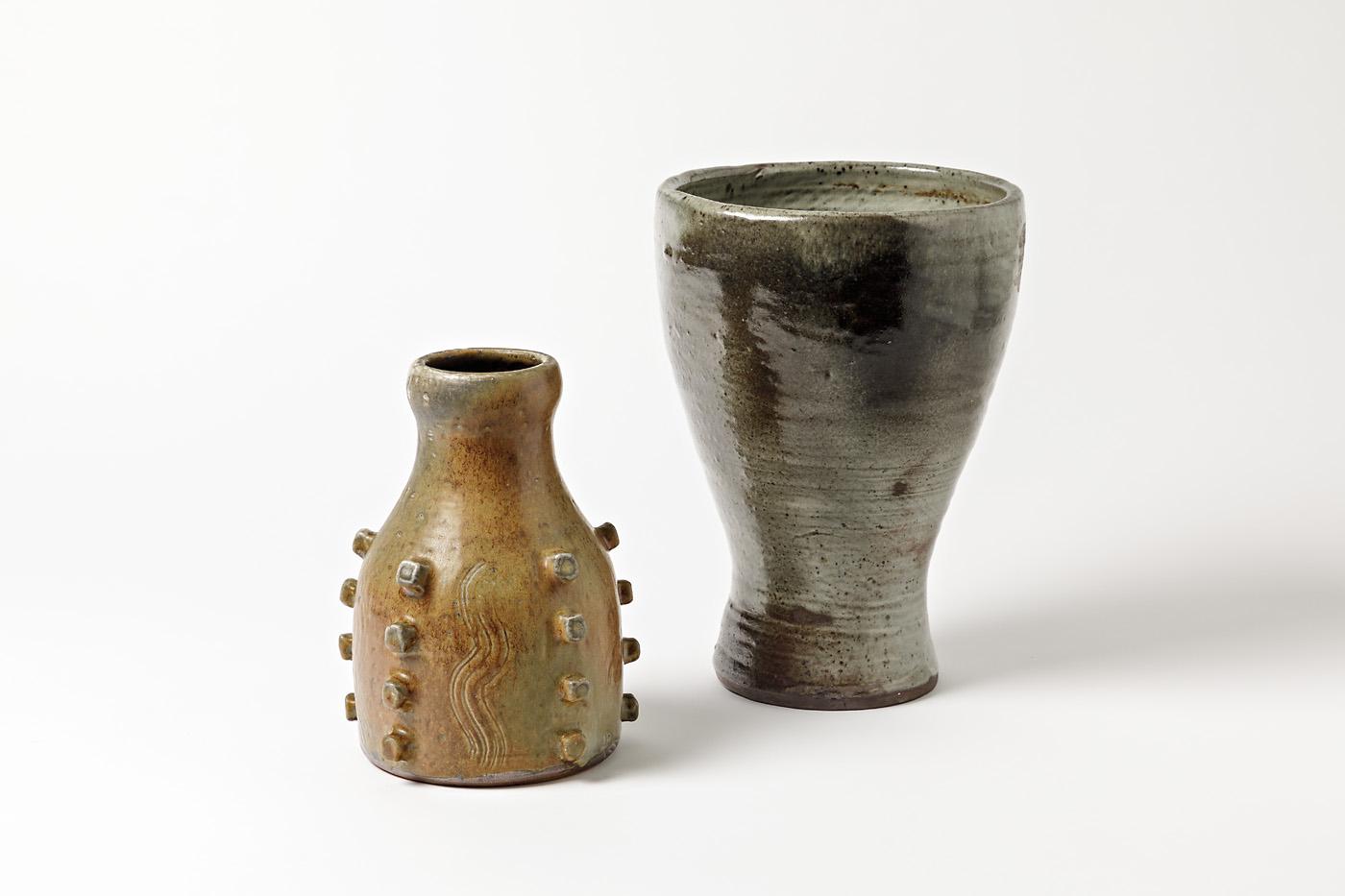 Stoneware Vase by Jeanne & Norbert Pierlot to Ratilly, circa 1970 1