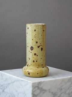 Jarrón de gres amarillo de Marianne Westman para Rorstrand, Suecia, años 60