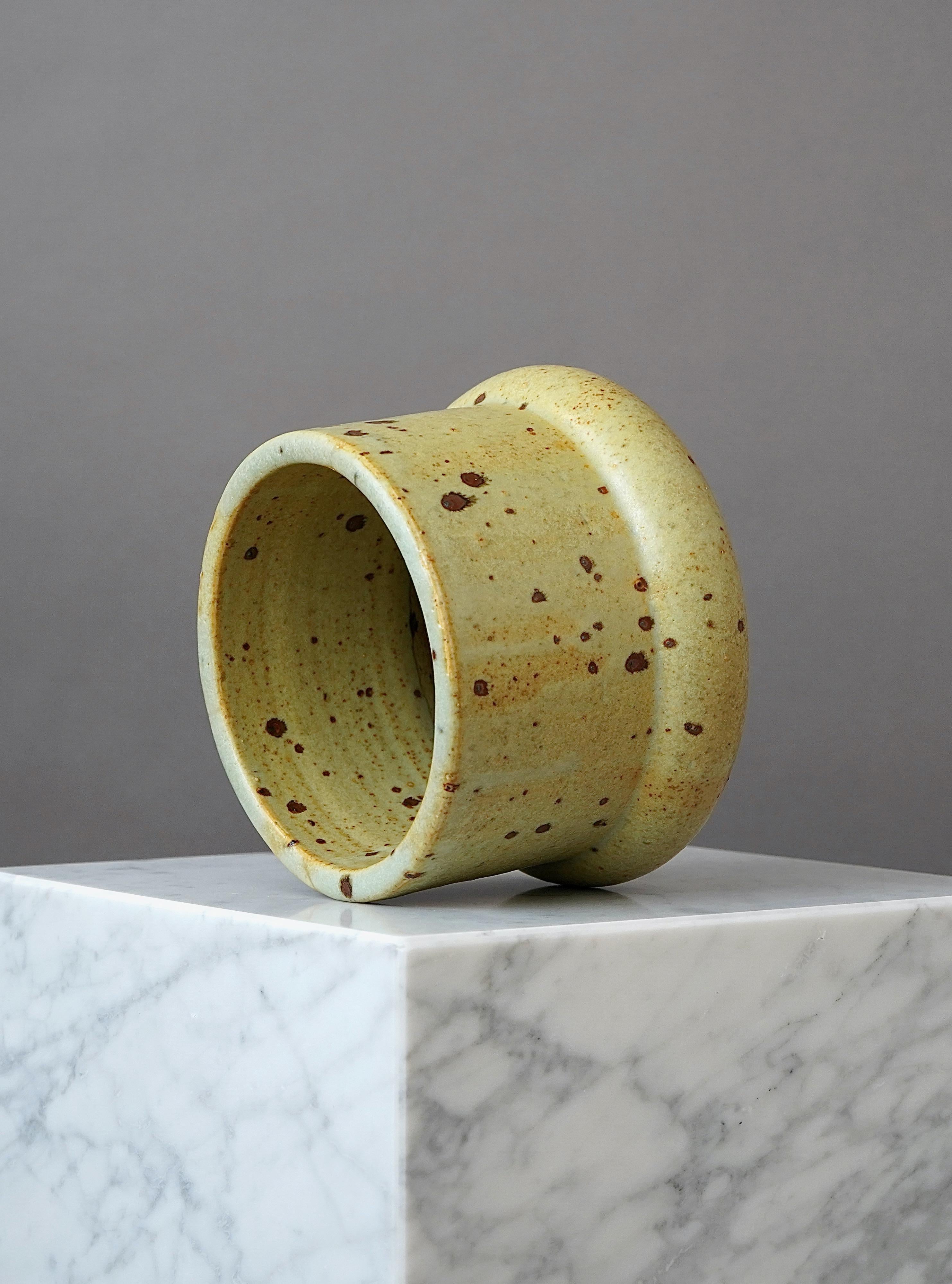 Swedish Stoneware Vase by Marianne Westman for Rorstrand, Sweden, 1960s For Sale