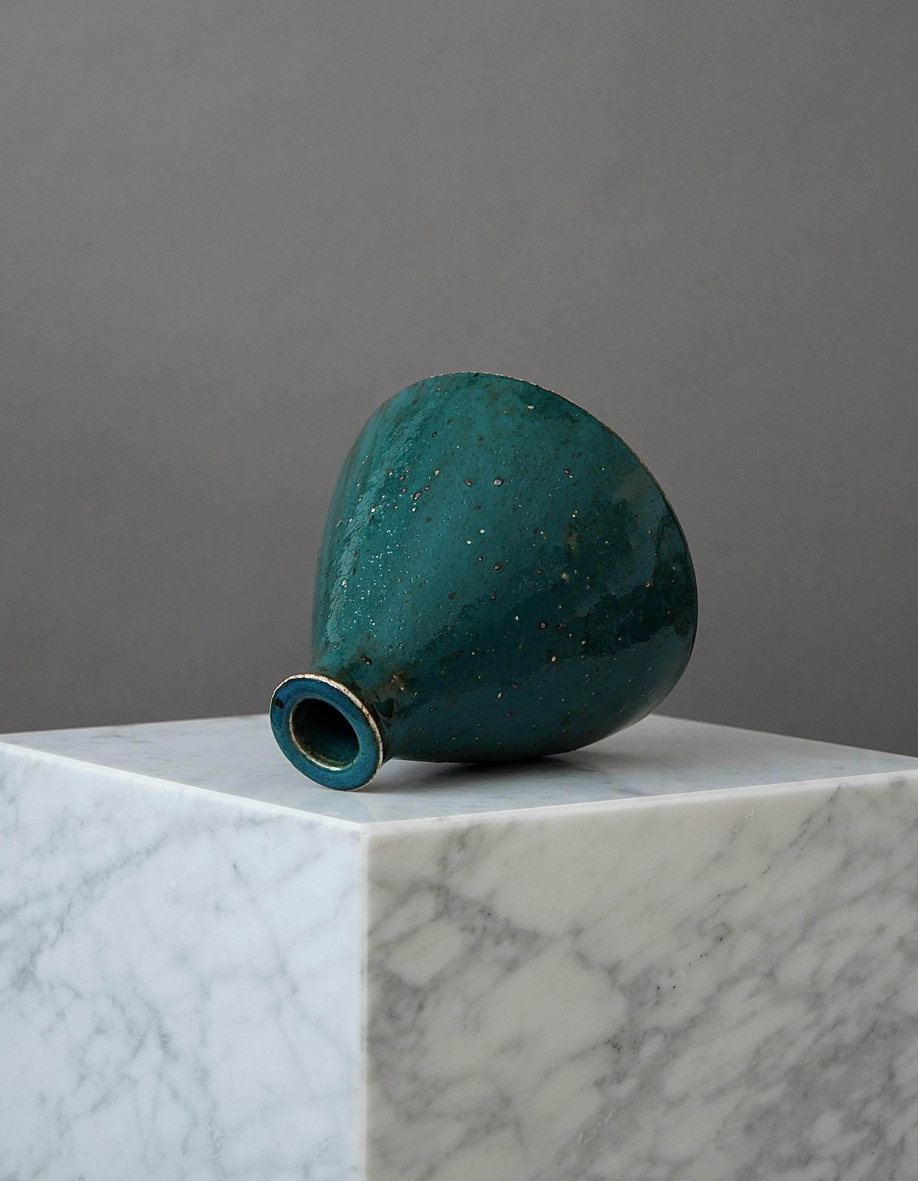20th Century Stoneware Vase by Marianne Westman for Rorstrand, Sweden, 1960s For Sale