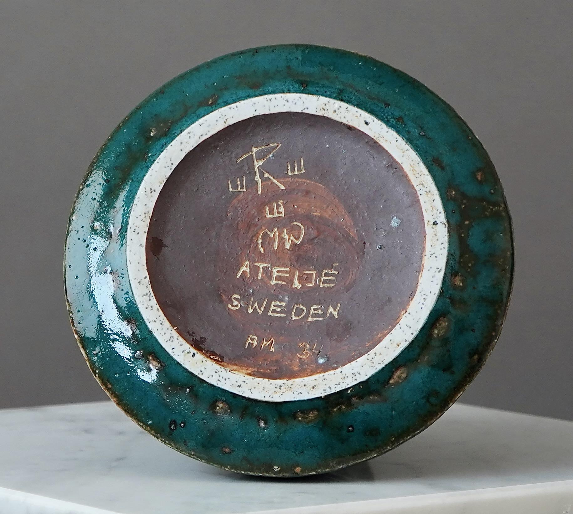 Ceramica Vaso in gres di Marianne Westman per Rorstrand, Svezia, anni '60 in vendita