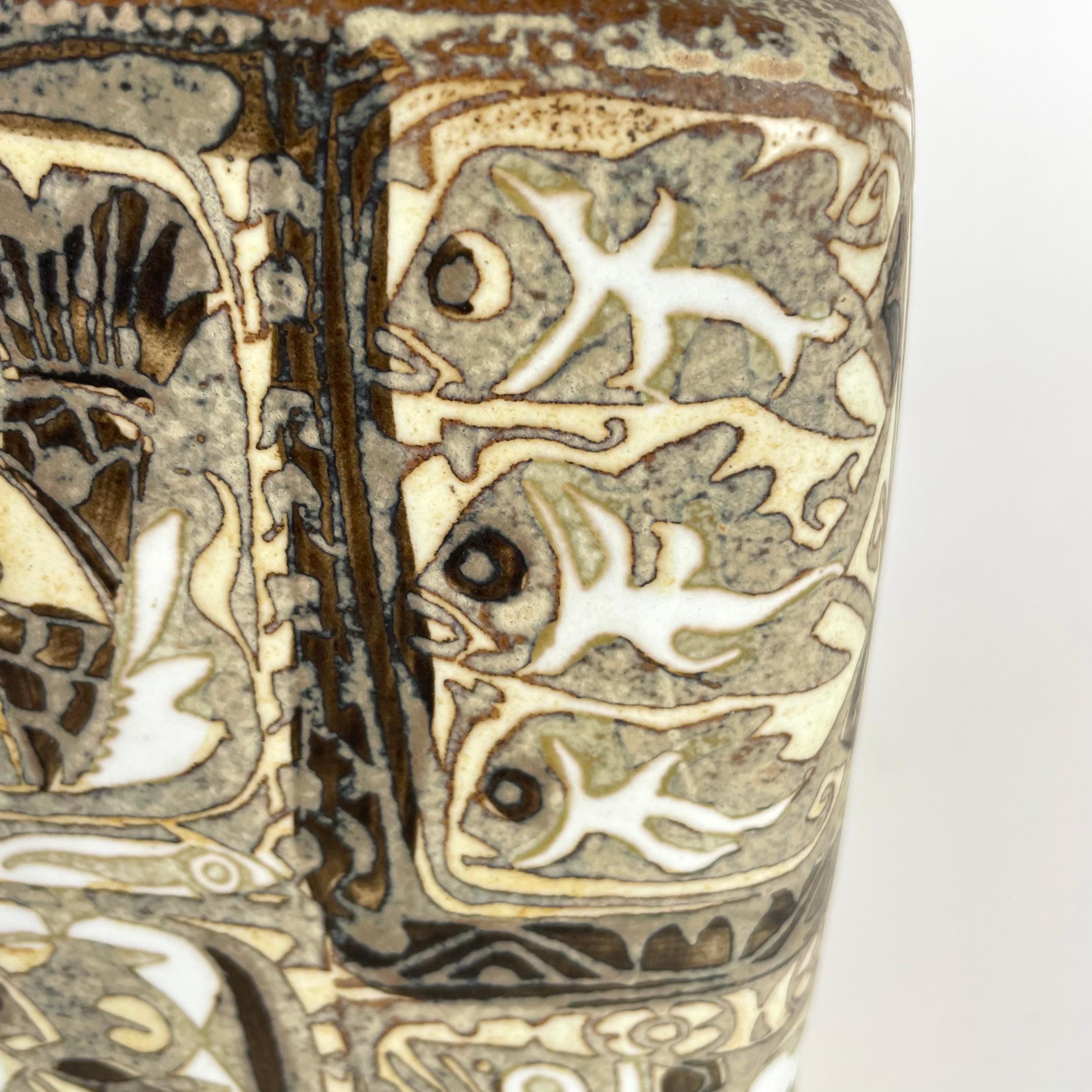 Vaso in gres di Nils Thorsson per Royal Copenhagen - Circa 1960 in vendita 3