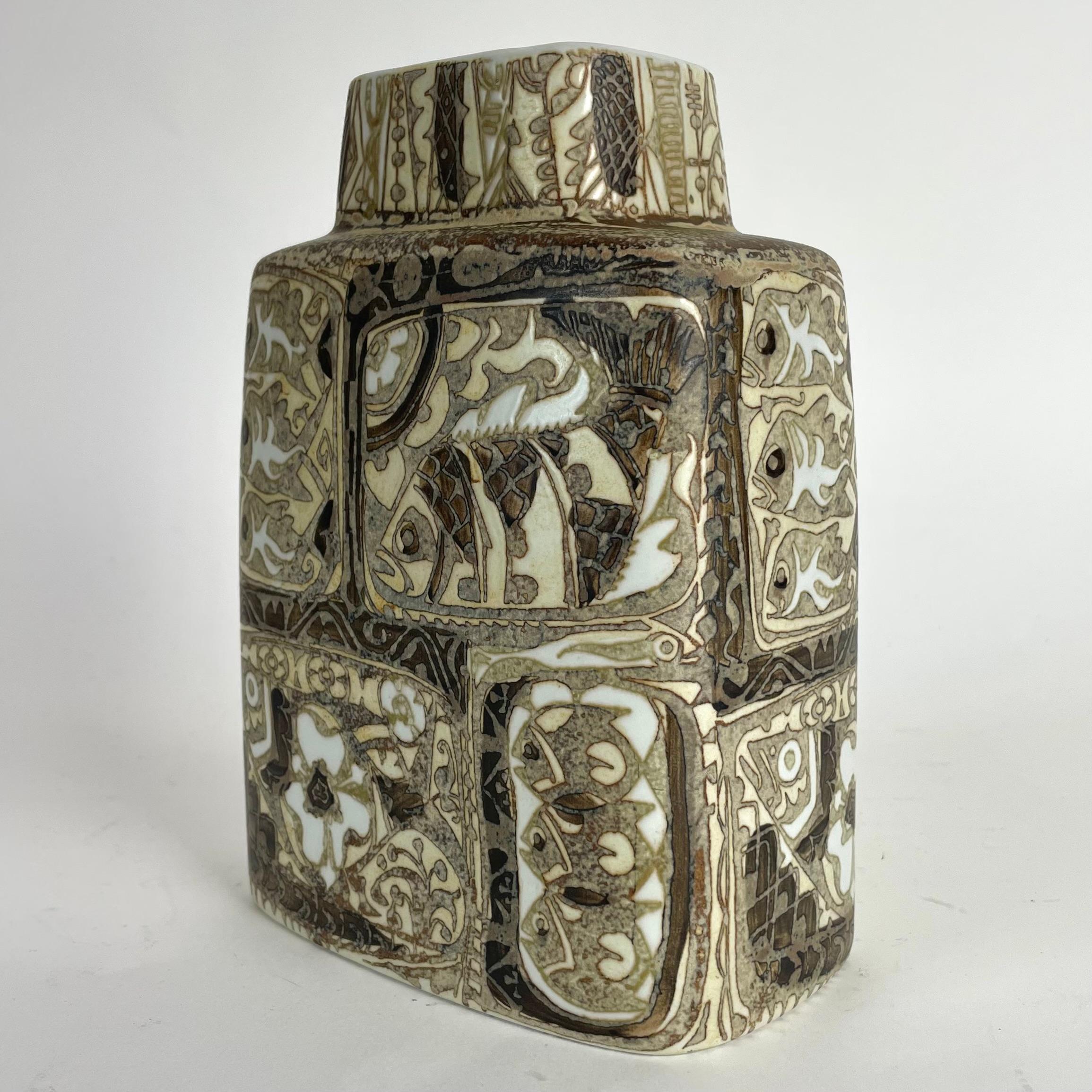 Danese Vaso in gres di Nils Thorsson per Royal Copenhagen - Circa 1960 in vendita