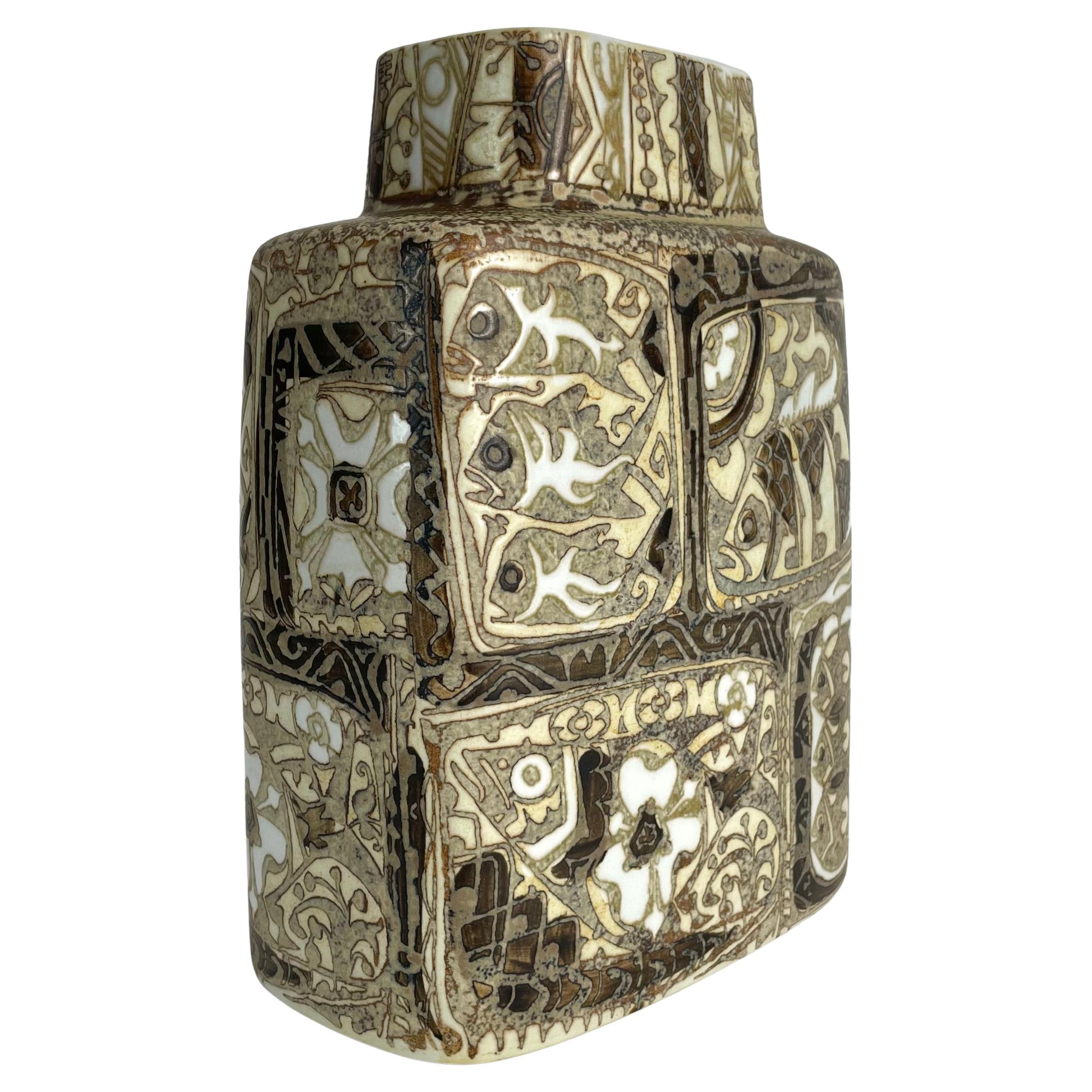Steingutvase von Nils Thorsson für Royal Copenhagen - CIRCA 1960er Jahre