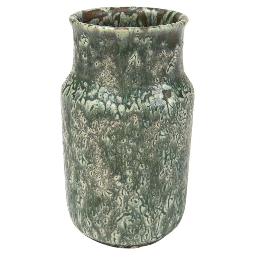 Stoneware Vase by Patrick Signed One of a Kind en venta