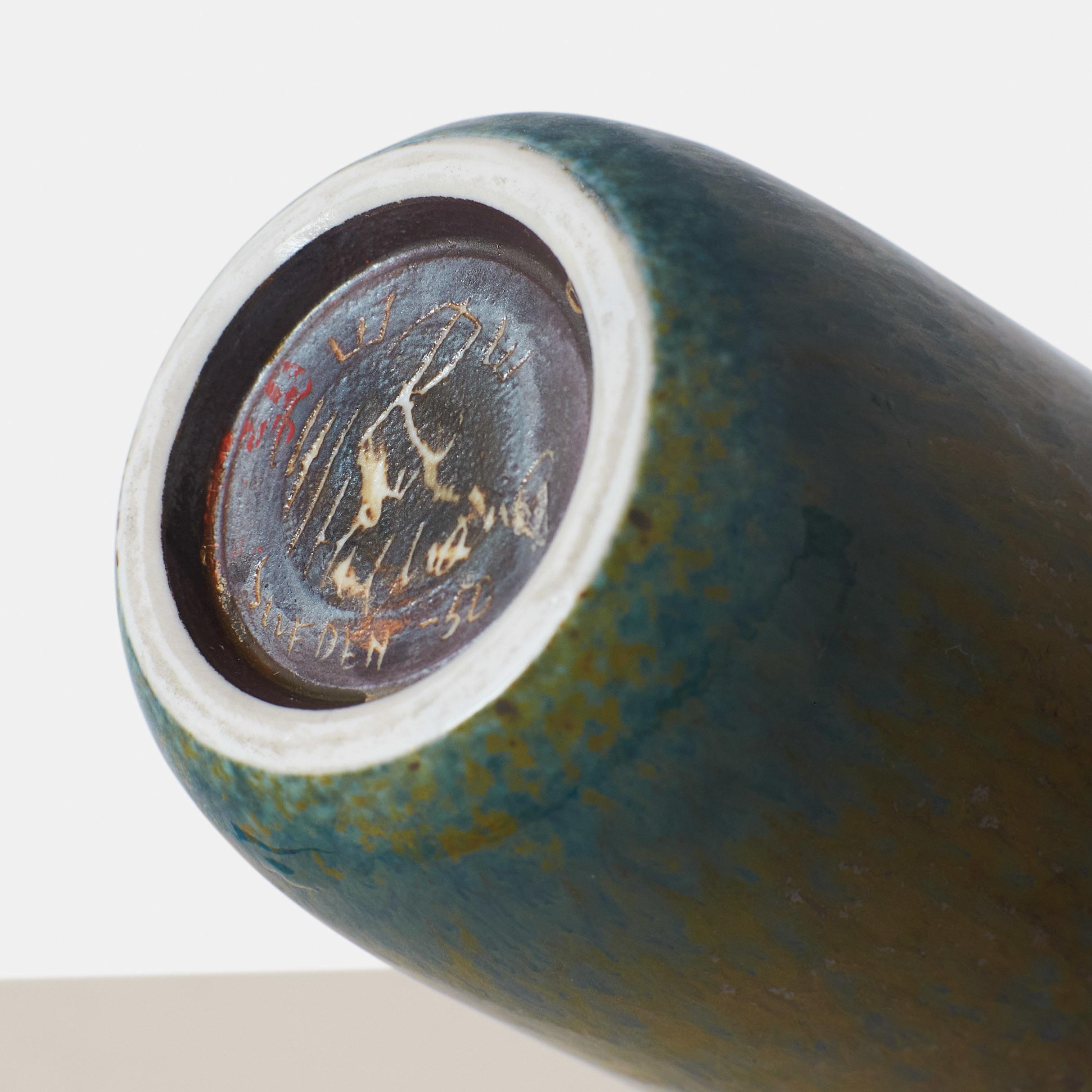 Swedish Stoneware Vase by Rörstrand