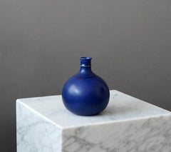 Steingutvase von Stig Lindberg für Gustavsberg Studio, Schweden, 1950er Jahre