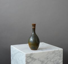 Stoneware Vase by Stig Lindberg for Gustavsberg Studio, Sweden, 1950s