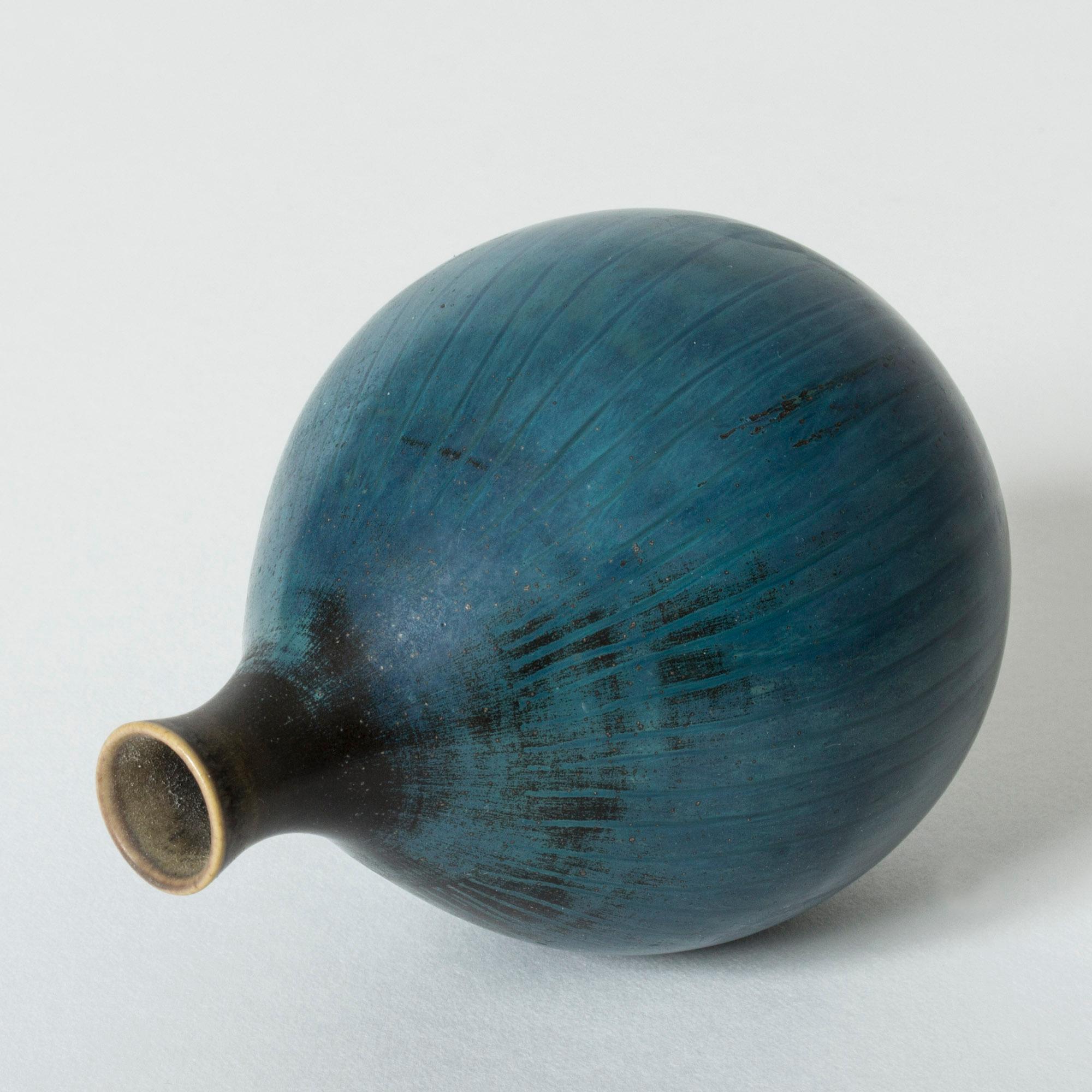 Swedish Stoneware Vase by Stig Lindberg, Gustavsberg, Sweden, 1960s