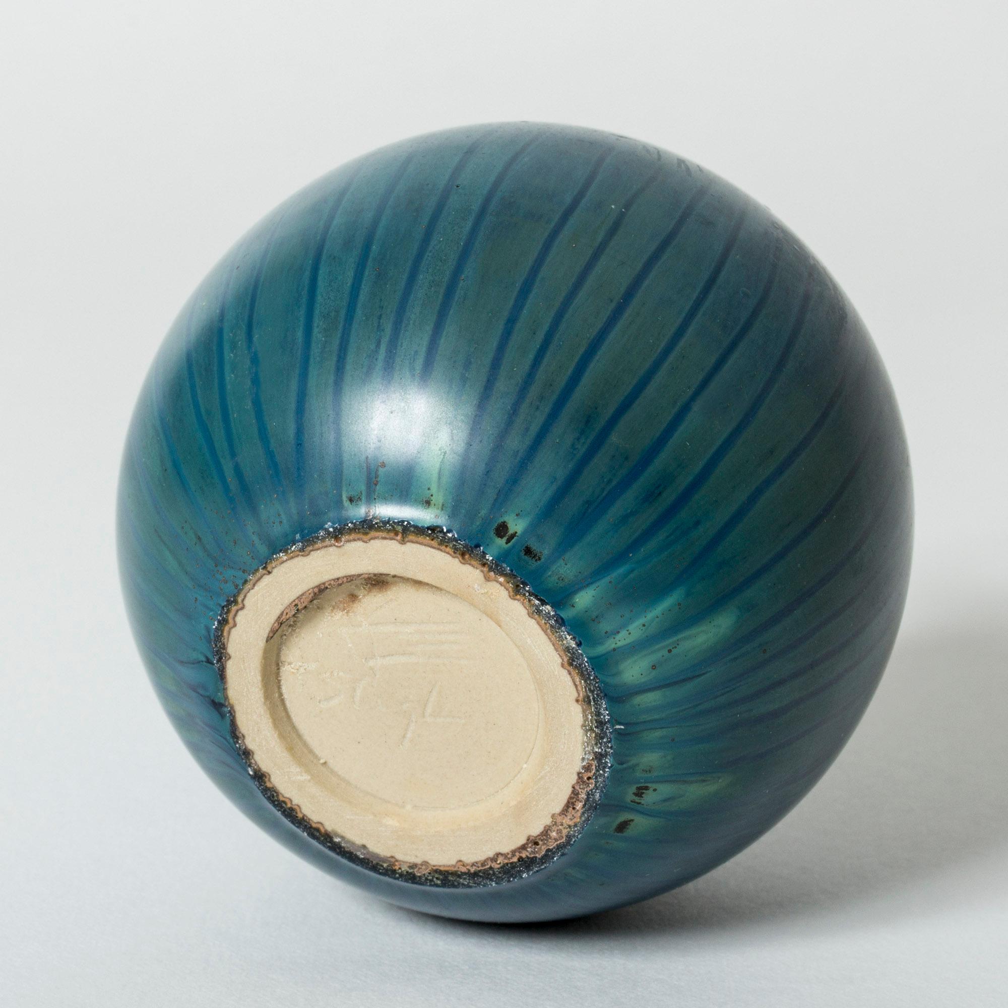 Mid-20th Century Stoneware Vase by Stig Lindberg, Gustavsberg, Sweden, 1960s