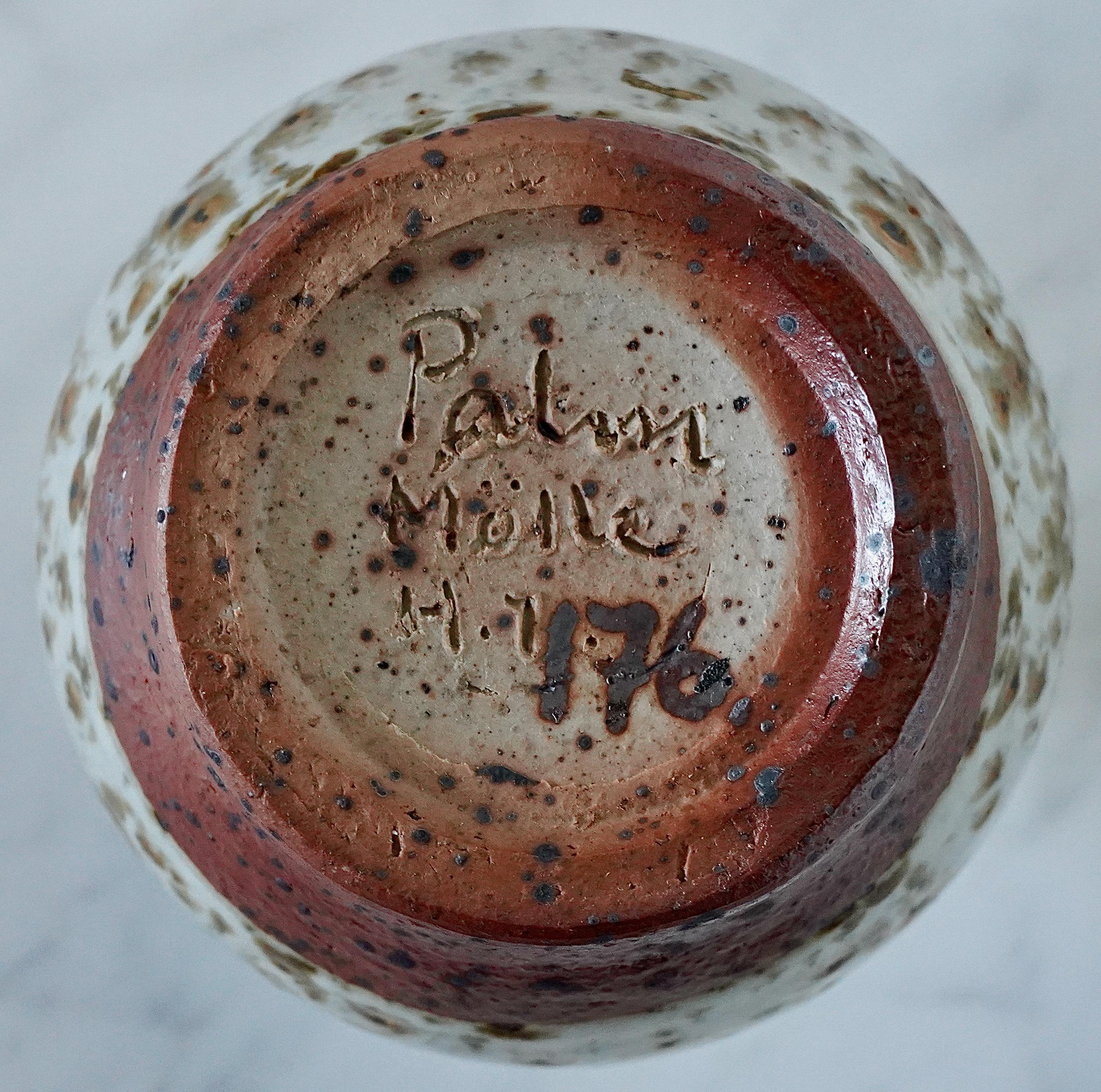 Vaso in gres del ceramista svedese Rolf Palm, 1981 in vendita 2