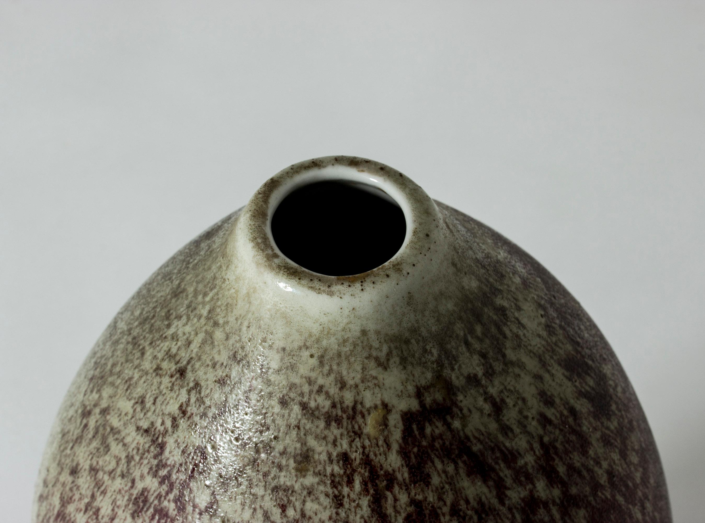 Finnish Stoneware Vase by Toini Muona