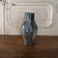 Stoneware Vase, circa 1900, Incised Mark