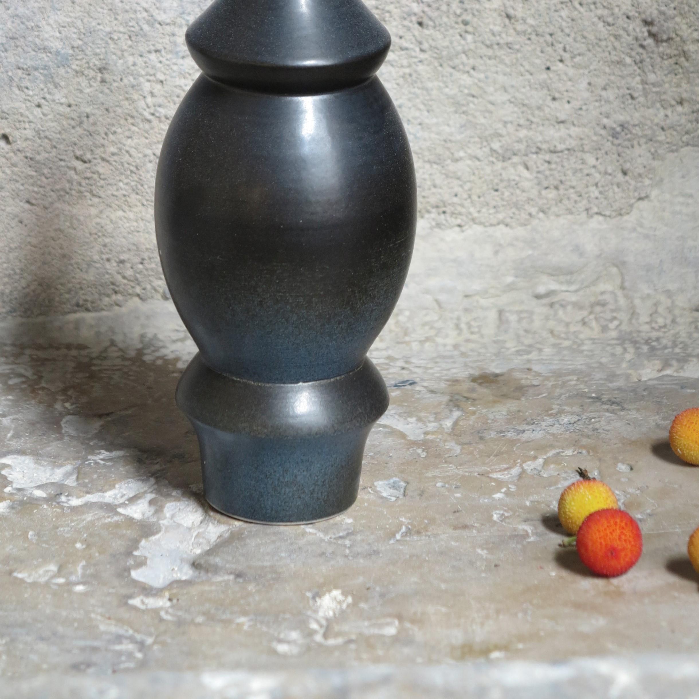 French Stoneware Vase Corps by Cica Gomez