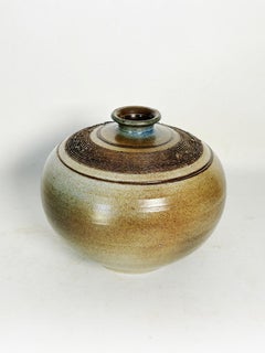 Vase aus Steingut, Frankreich, 1970
