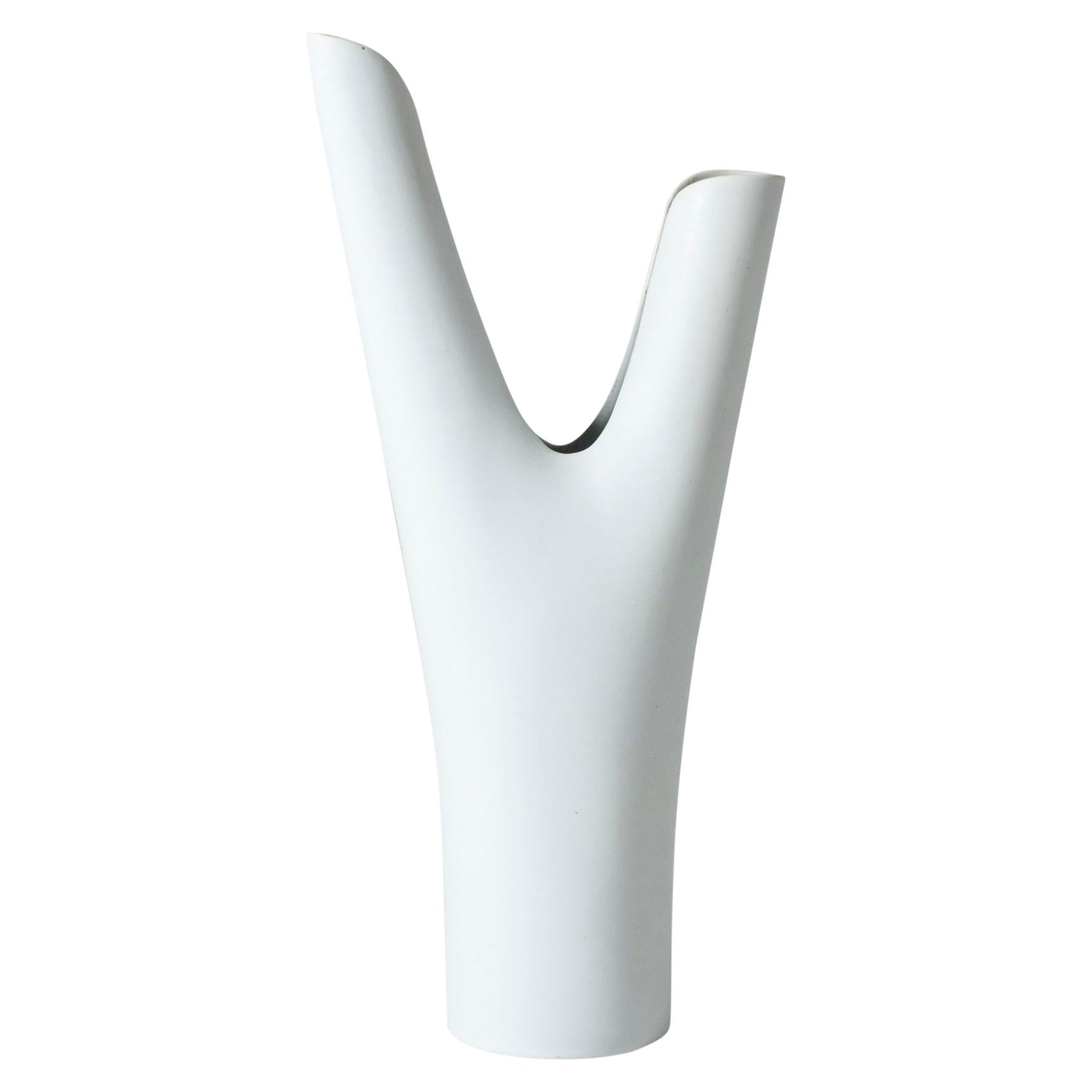 Stoneware "Veckla" Vase by Stig Lindberg For Sale