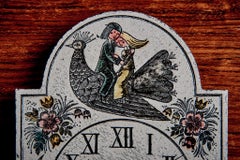 Horloge murale en grès par Raymond Peynet pour Roger Capron