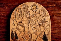 Stoneware Wall Clock by Roger Capron