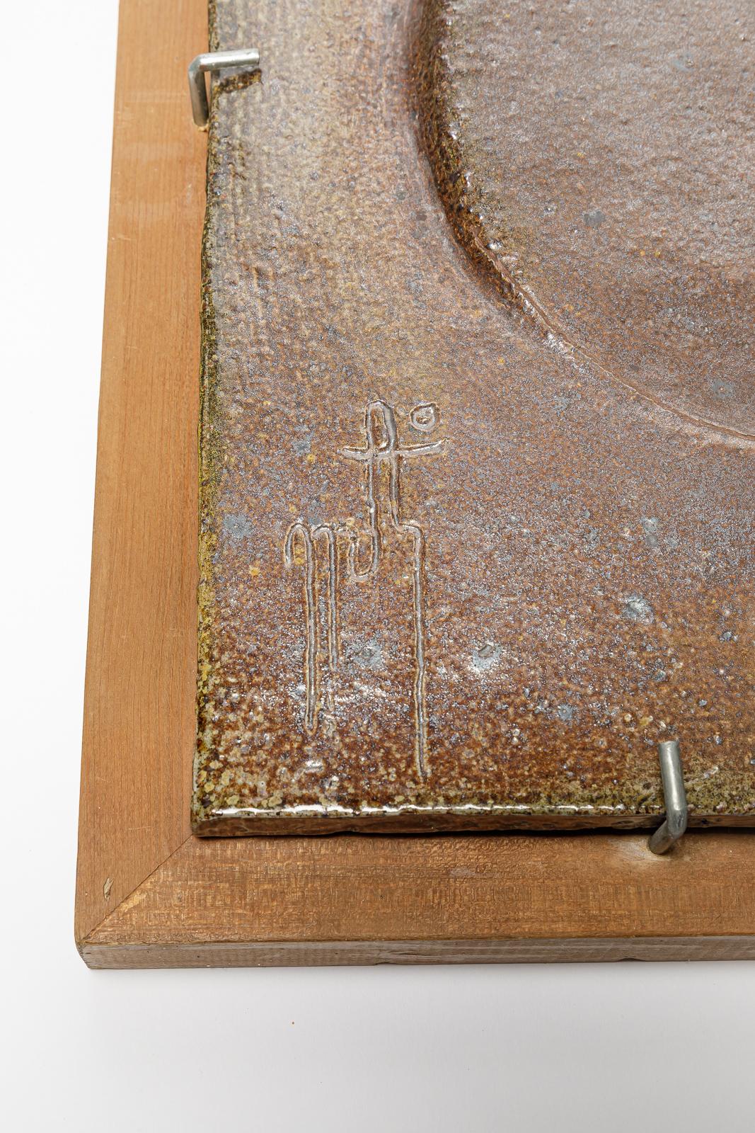 Beaux-Arts Pannello in gres di George Martin, 1970-1980 circa. in vendita