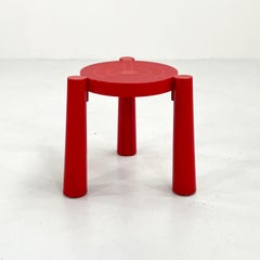 Tabouret tripode ou table d'appoint Stooble d'Anna Castelli Ferrieri pour Kartell, années 1980