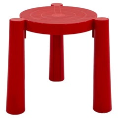 Vintage Stooble Tripod Stool or Side Table by Anna Castelli Ferrieri for Kartell, 1980s