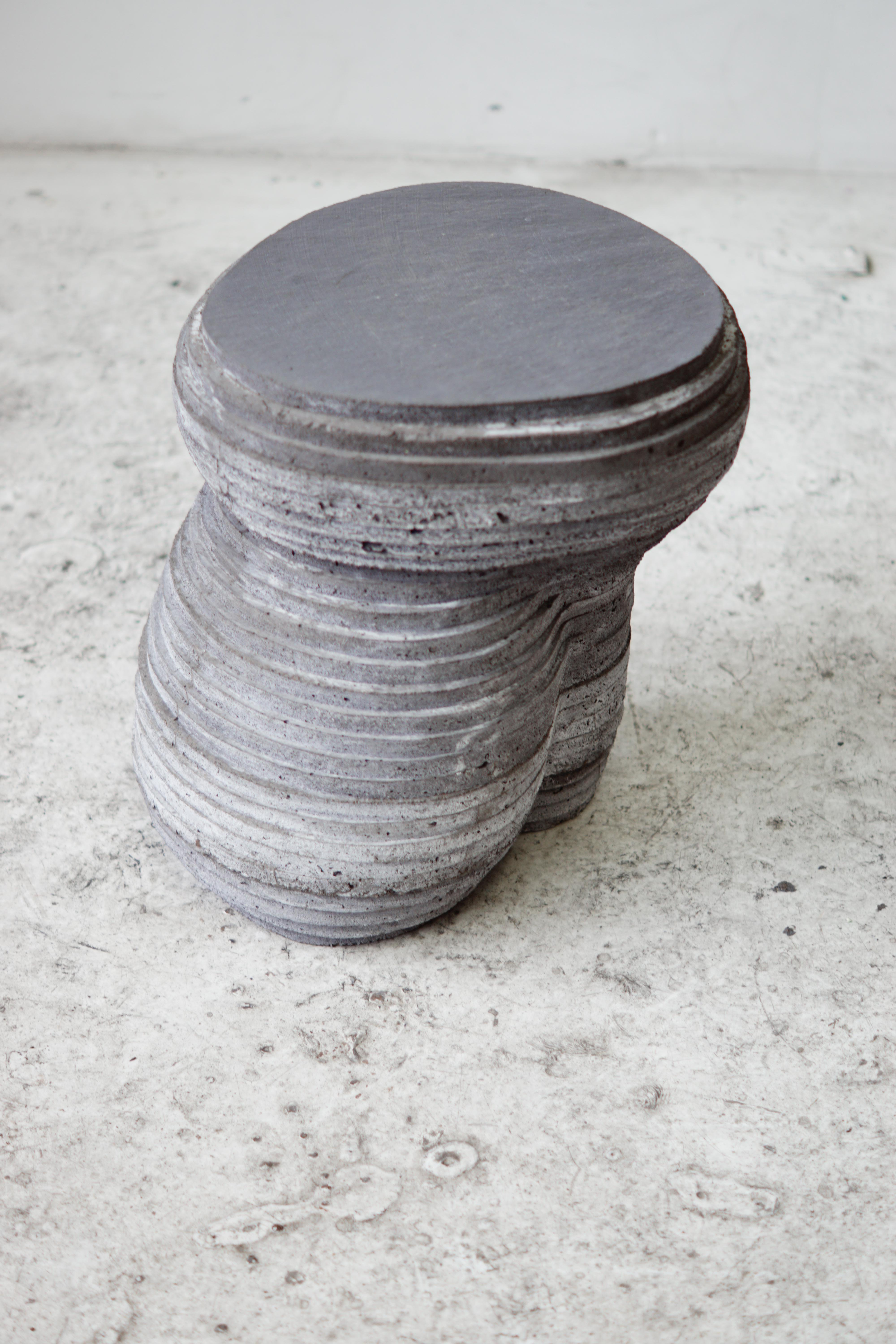 Stool 001 (charcoal) For Sale 3