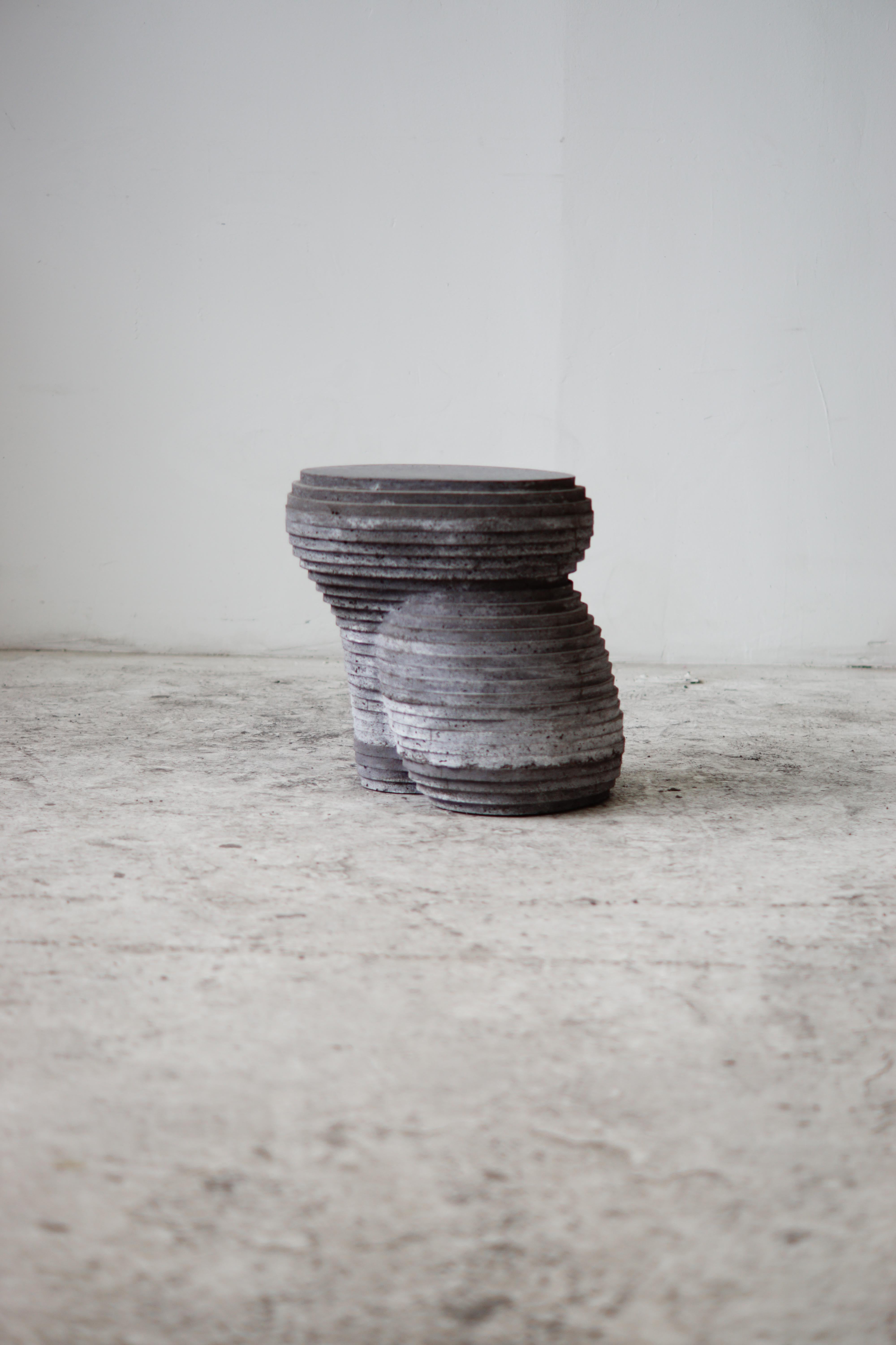Contemporary Stool 001 (charcoal) For Sale