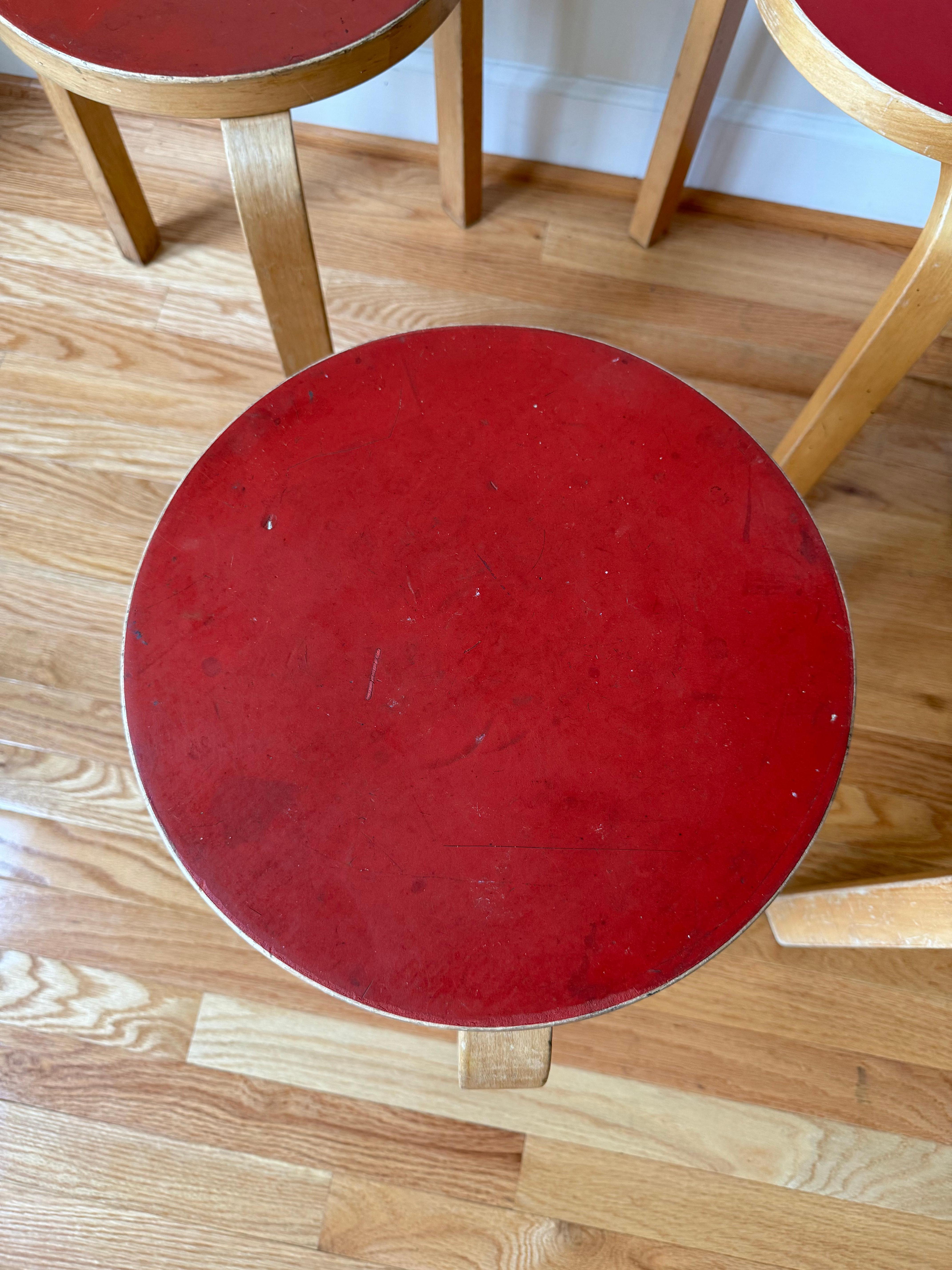 Stool 60 by Alvar Aalto for Artek, 1960s 3