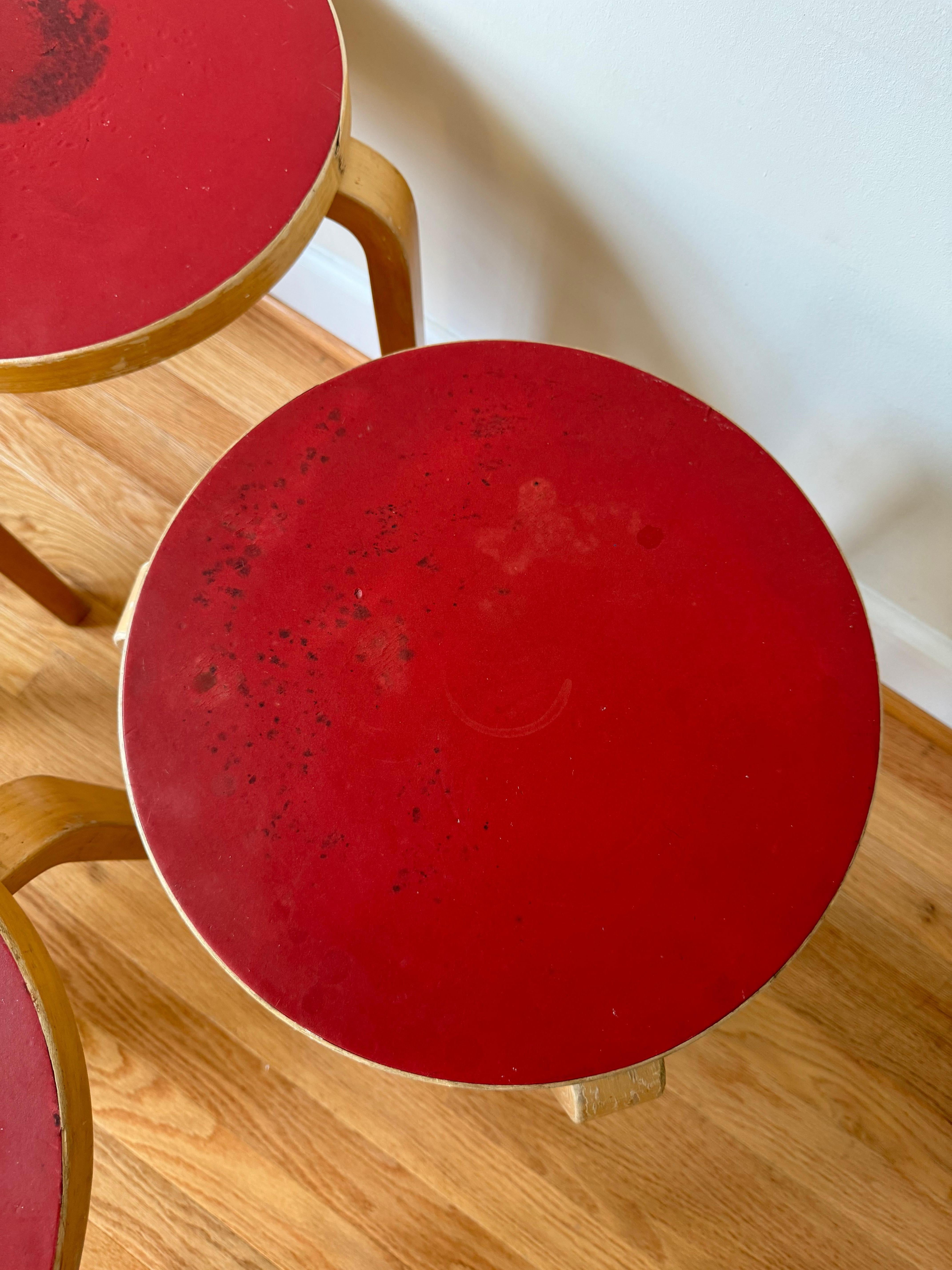 Stool 60 by Alvar Aalto for Artek, 1960s 5