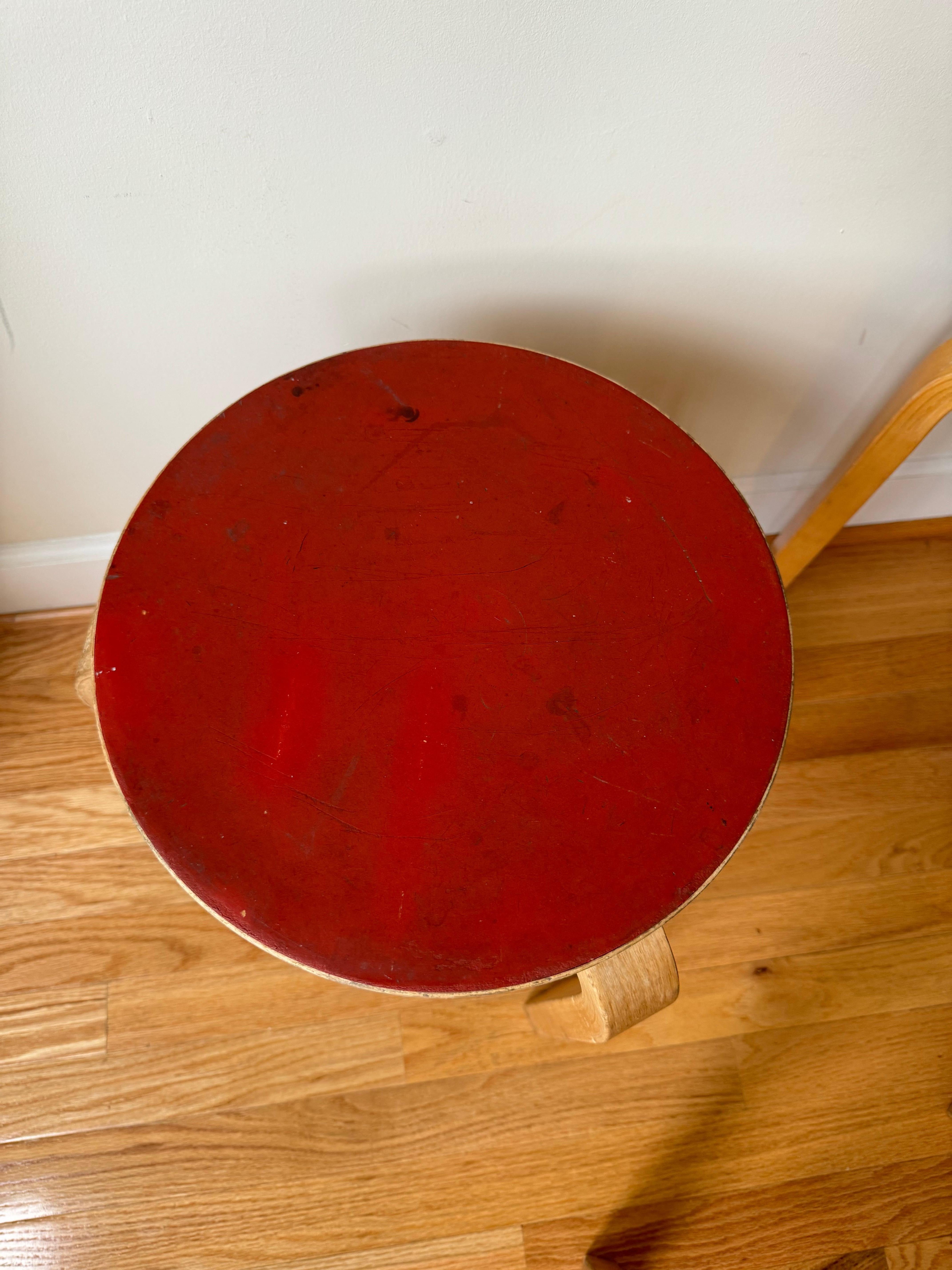 Stool 60 by Alvar Aalto for Artek, 1960s 7