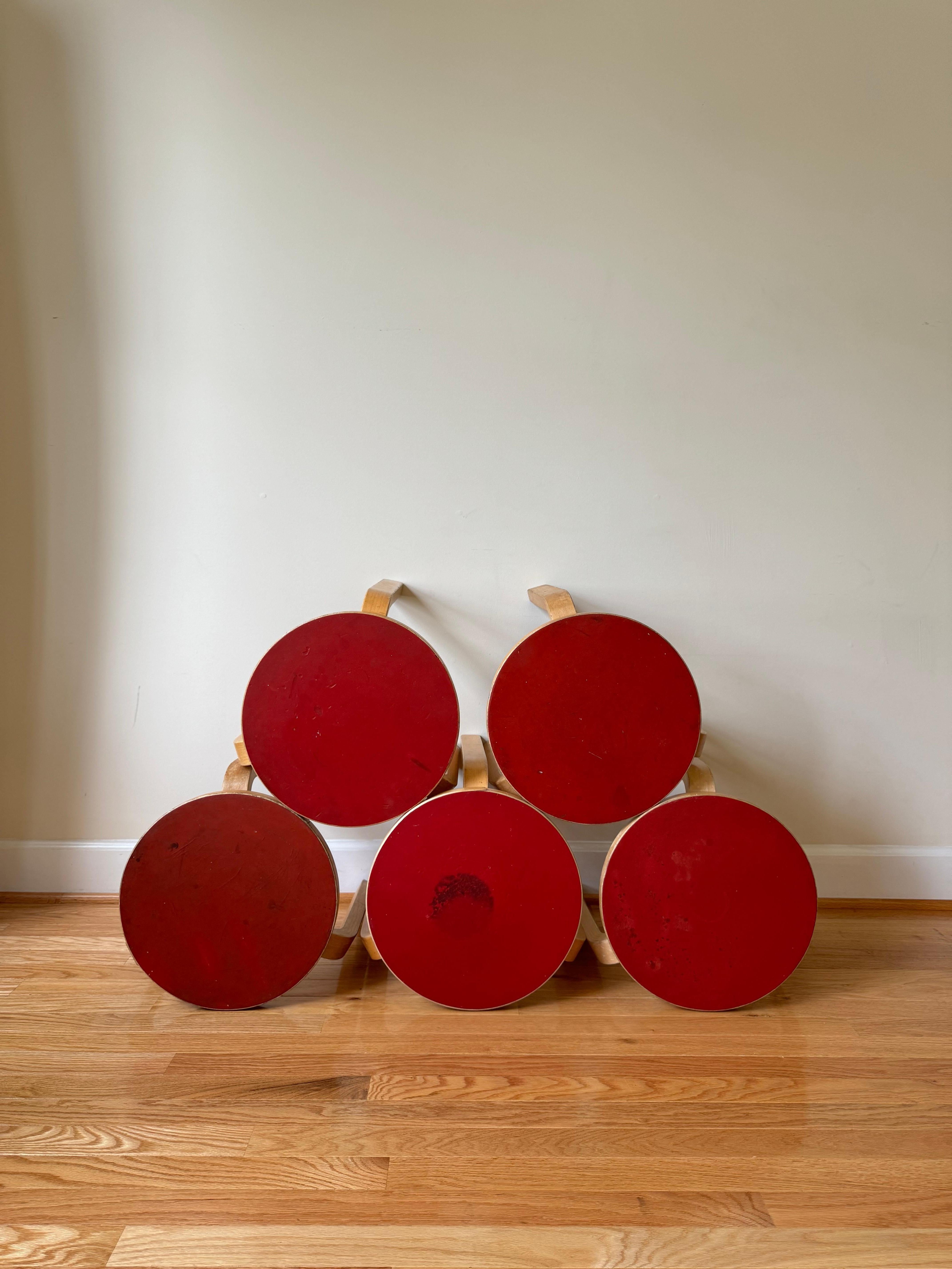 Stool 60 by Alvar Aalto for Artek, 1960s 8